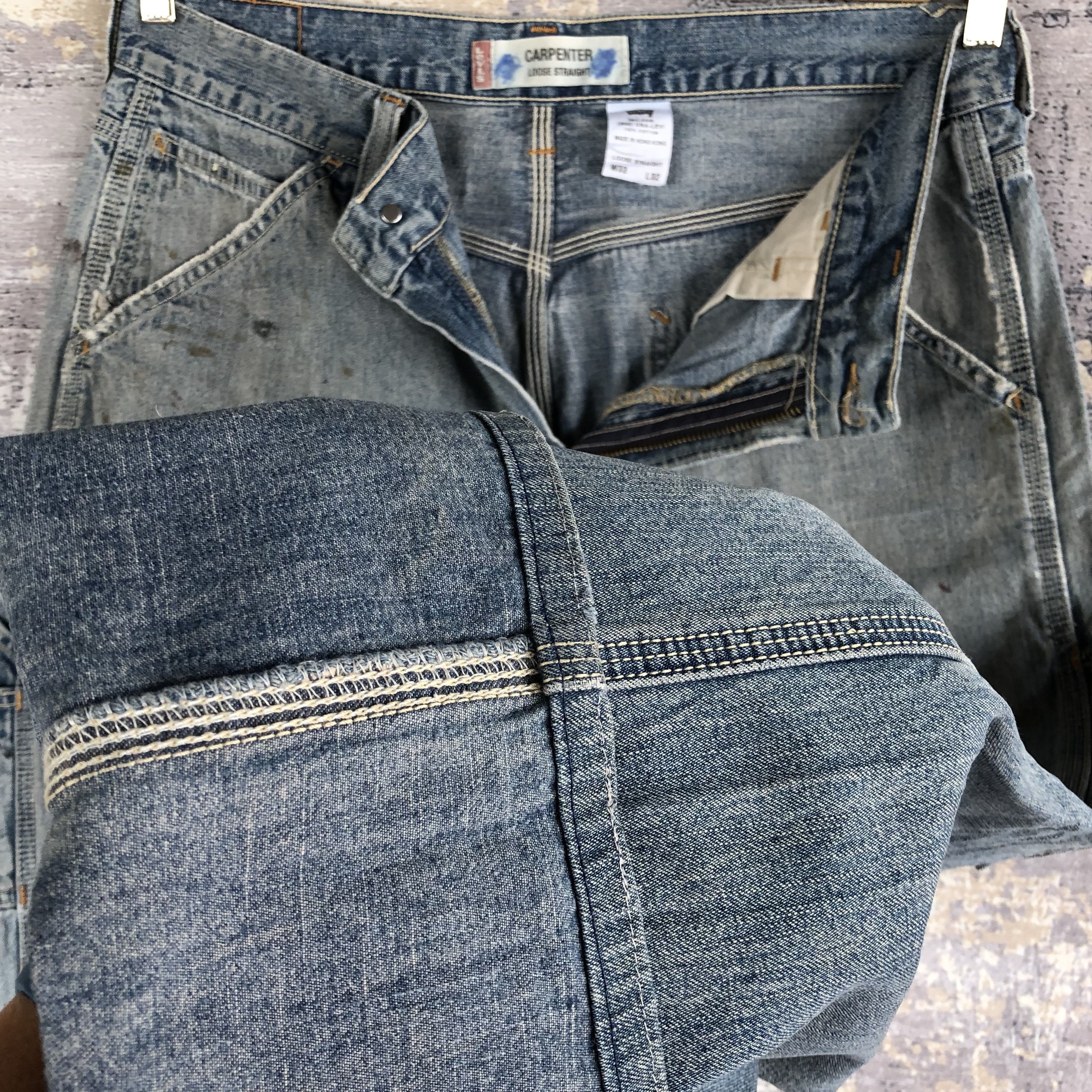 Levi's Vintage Levis Jeans Levis 640 Carpenter Baggy Workers Denim Size US 34 / EU 50 - 9 Thumbnail