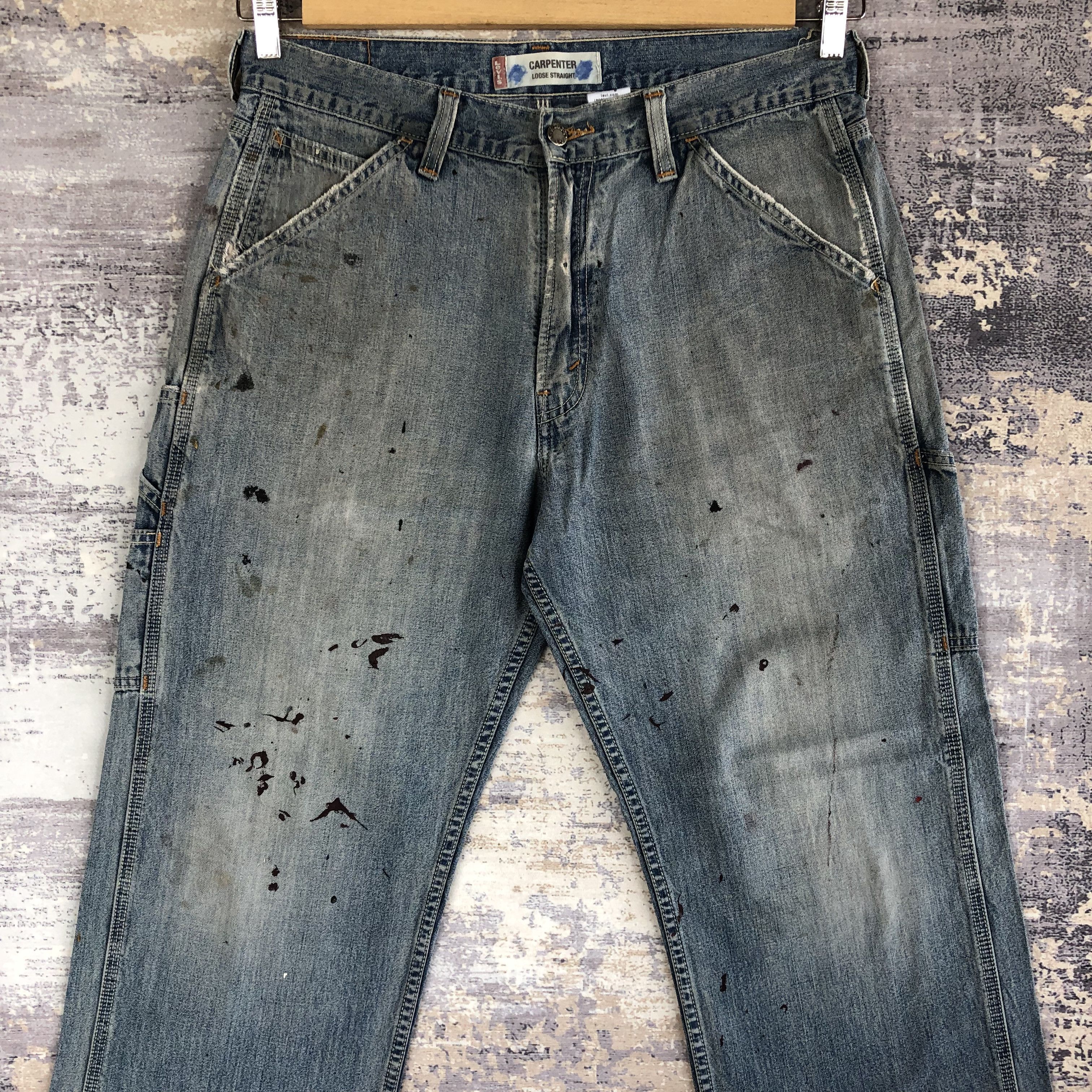 Levi's Vintage Levis Jeans Levis 640 Carpenter Baggy Workers Denim Size US 34 / EU 50 - 3 Thumbnail