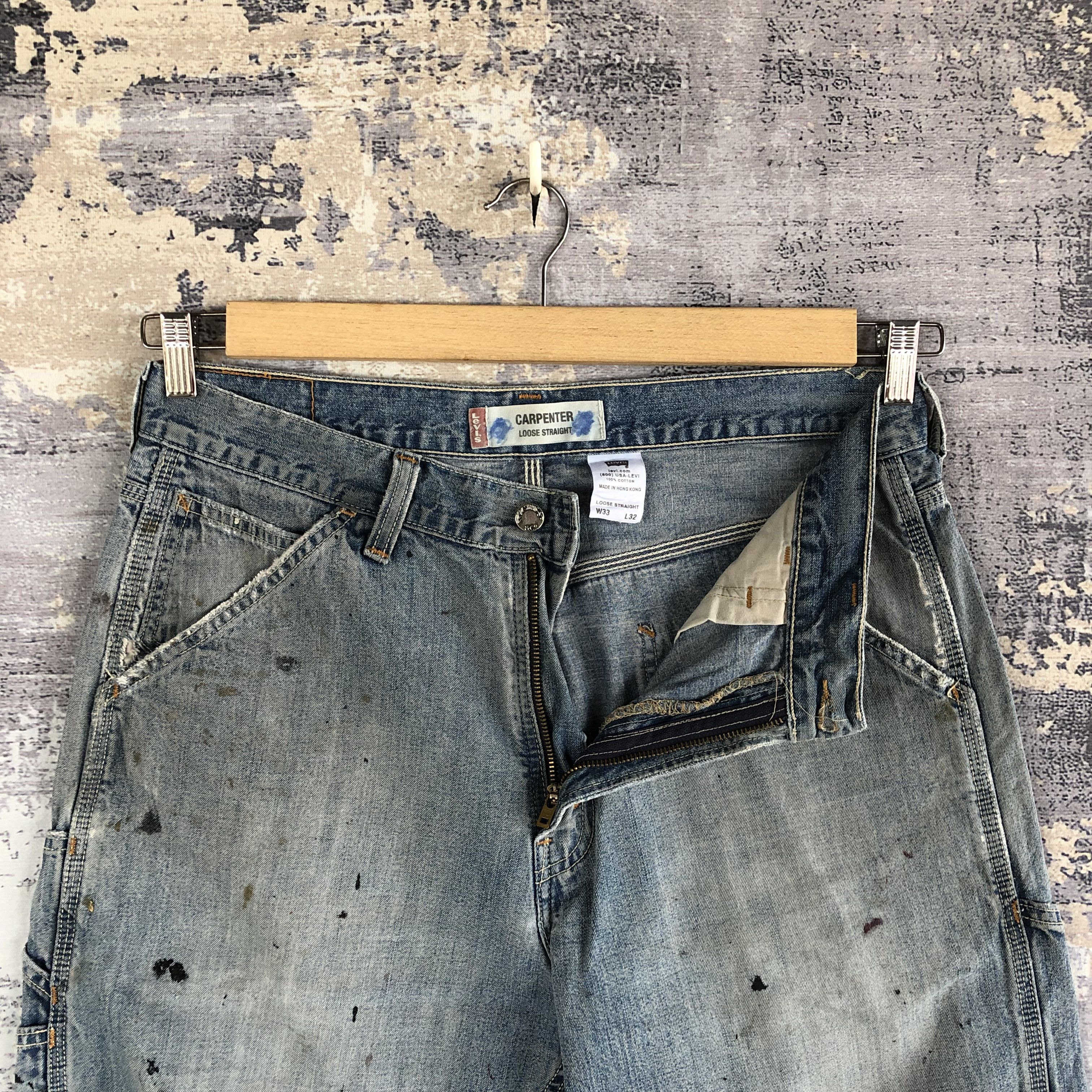 Levi's Vintage Levis Jeans Levis 640 Carpenter Baggy Workers Denim Size US 34 / EU 50 - 7 Thumbnail