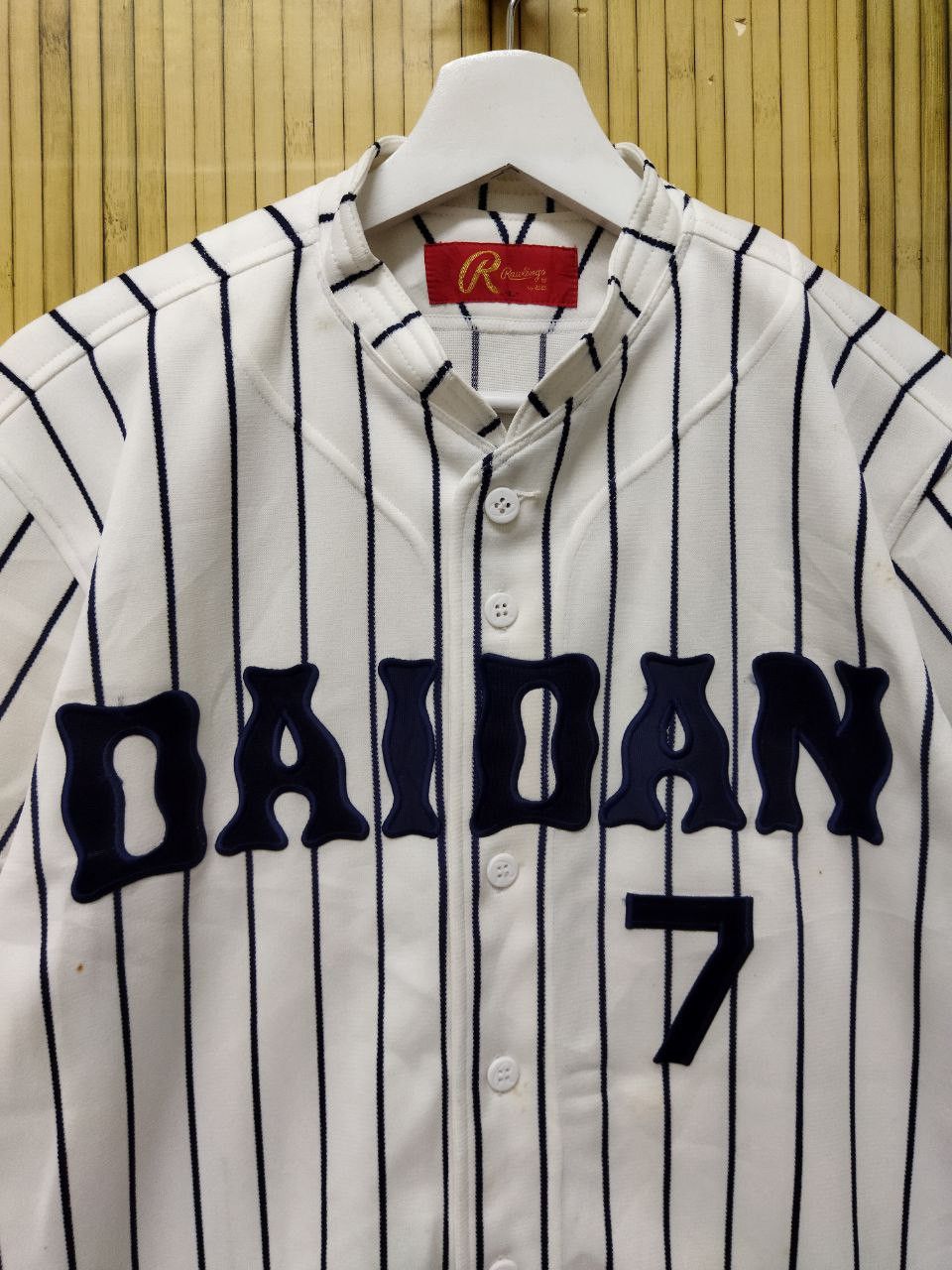 Asics Vintage Rawlings by Asics Daidan #7 Baseball Jersey Size US L / EU 52-54 / 3 - 9 Thumbnail
