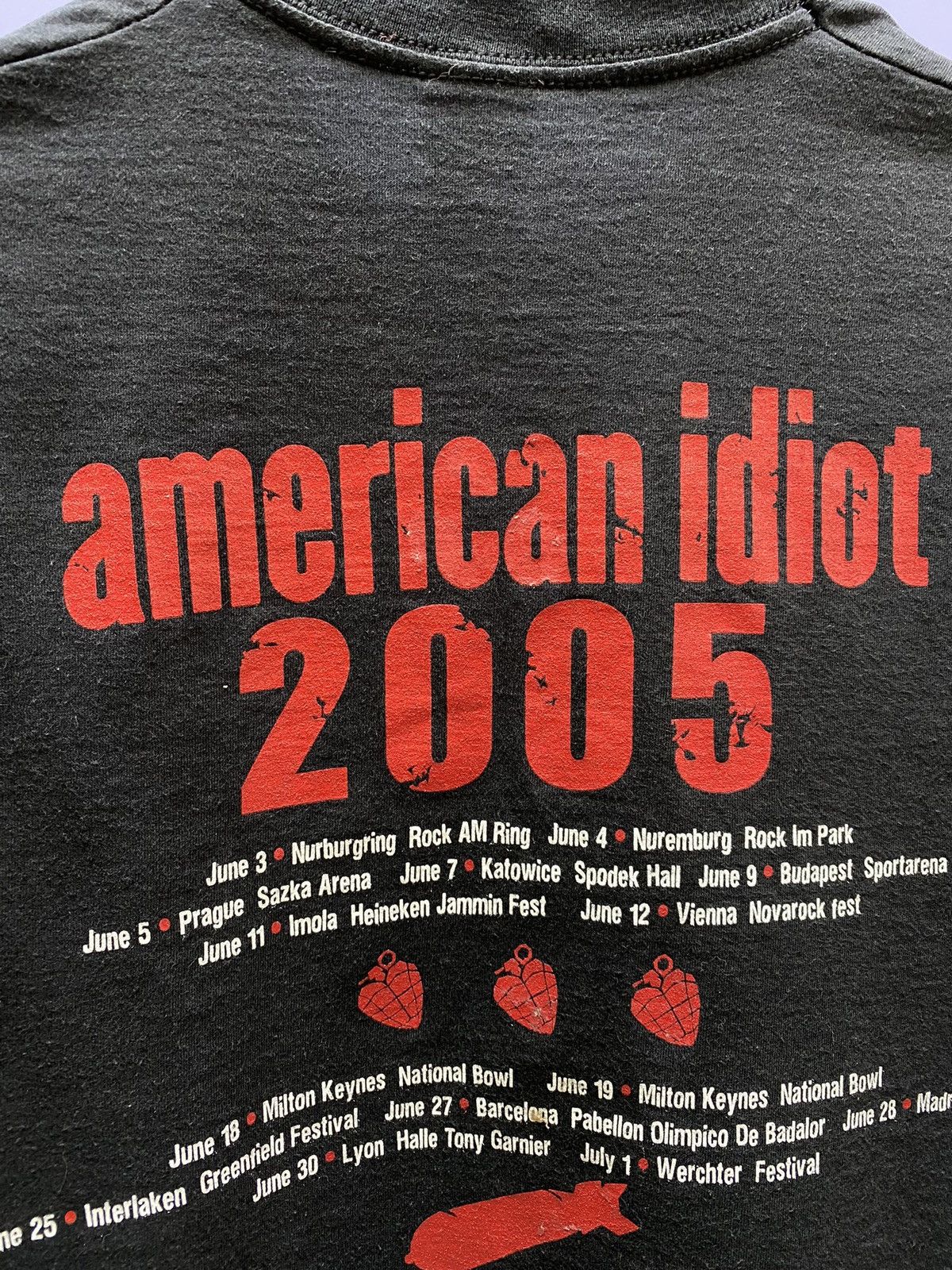 Band Tees Vintage Green Day American Idiot 2005 Tour T Shirt Size US M / EU 48-50 / 2 - 15 Thumbnail
