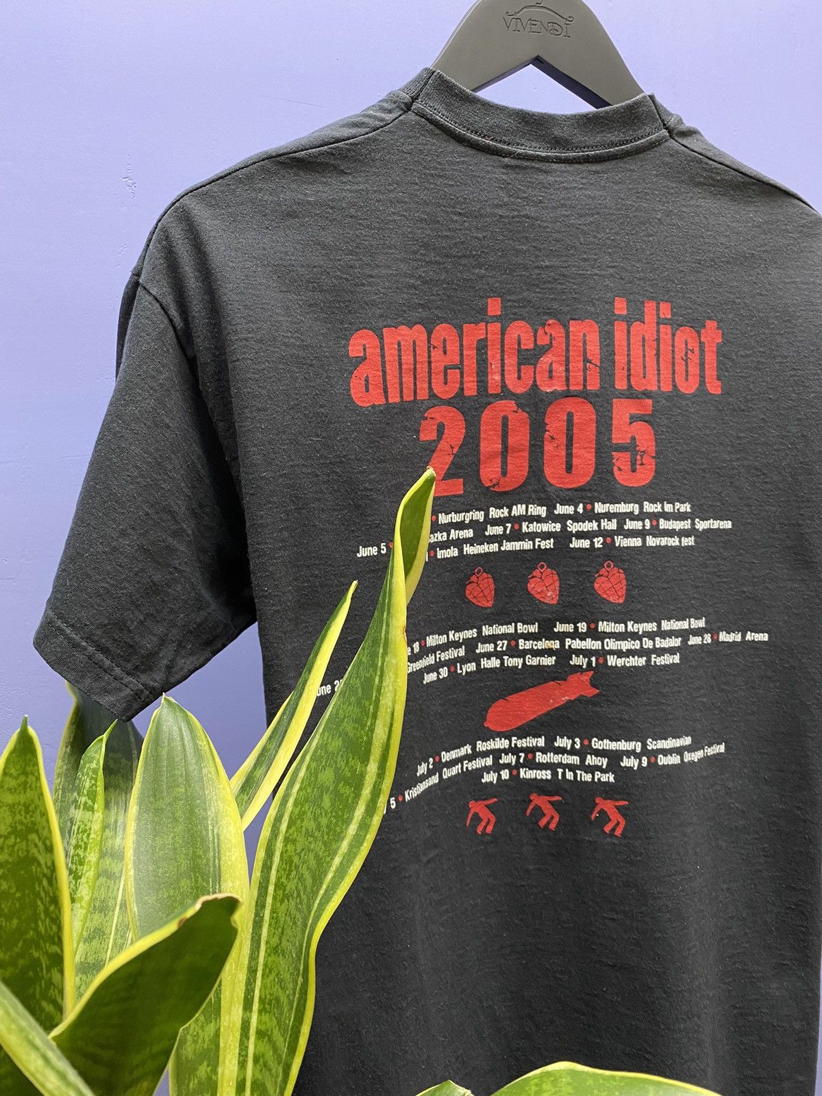 Band Tees Vintage Green Day American Idiot 2005 Tour T Shirt Size US M / EU 48-50 / 2 - 13 Thumbnail