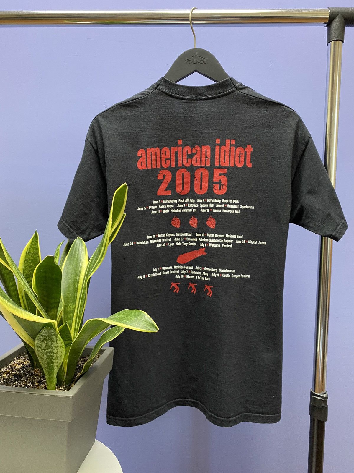 Band Tees Vintage Green Day American Idiot 2005 Tour T Shirt Size US M / EU 48-50 / 2 - 2 Thumbnail