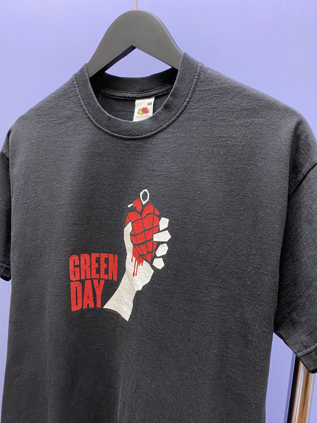 Band Tees Vintage Green Day American Idiot 2005 Tour T Shirt Size US M / EU 48-50 / 2 - 8 Thumbnail