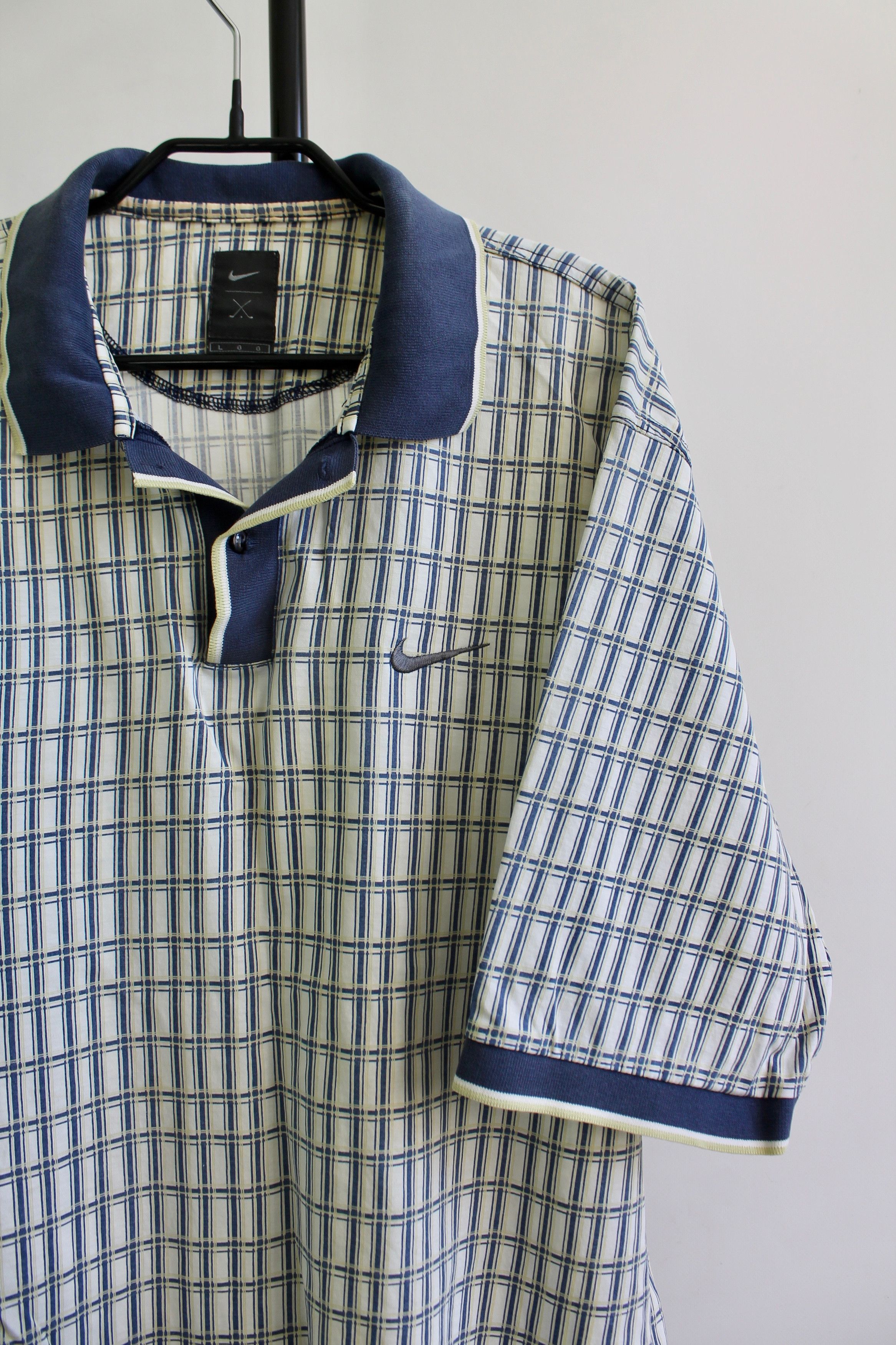 Vintage! NIKE Golf 'Tiger Slam' Polo shirt Print swoosh Y2K