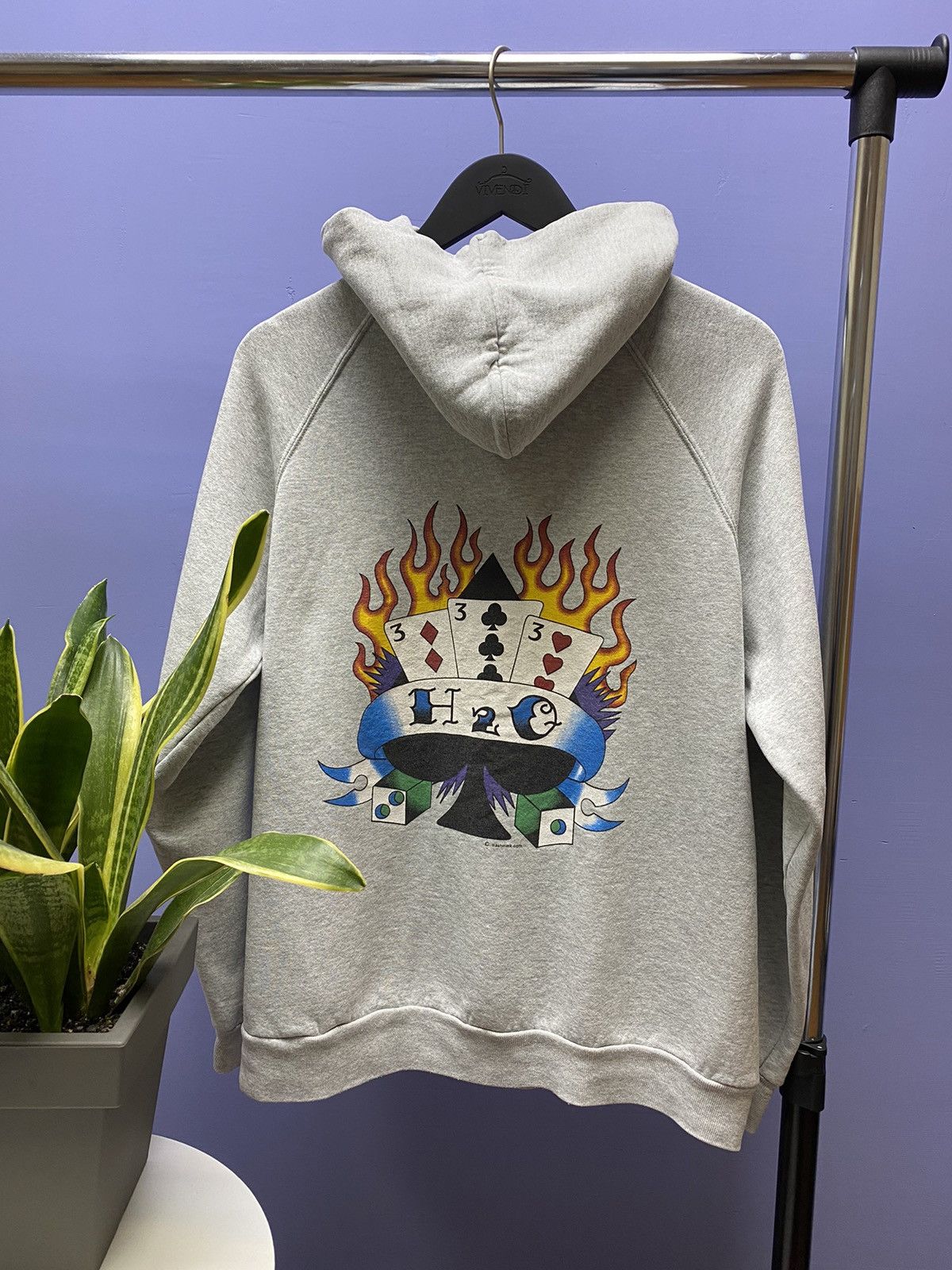 Band Tees × Vintage Vintage 90s H2O American Hardcore Band Hoodie Size US L / EU 52-54 / 3 - 1 Thumbnail