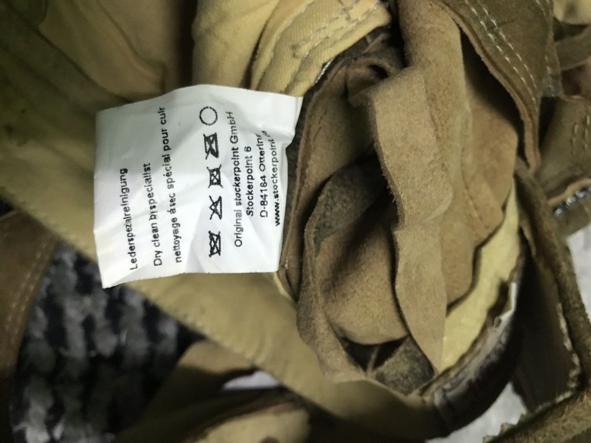 Leather 🔥Rare🔥Stockerpoint Lederhose Braces justin3 Bison Antique Size US 32 / EU 48 - 12 Thumbnail