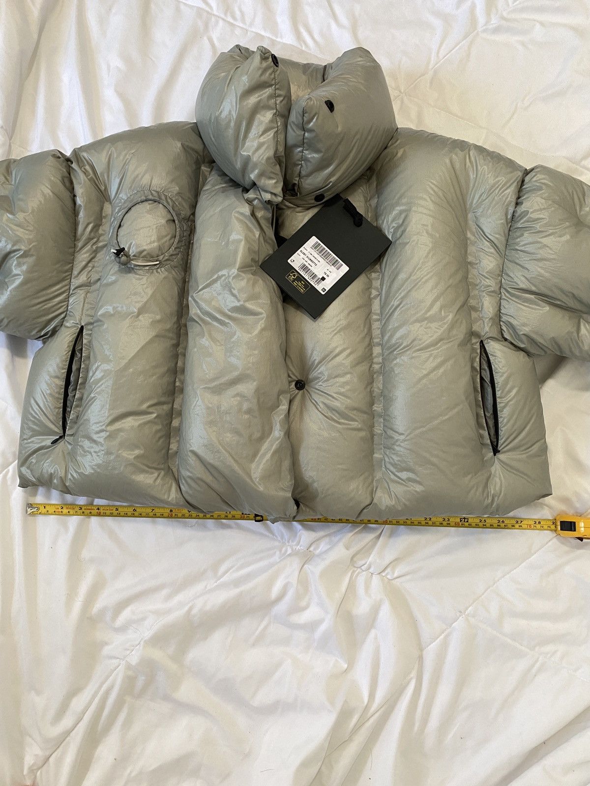 Moncler X dingyun Zhang Grey Aloby Down Jacket size 00