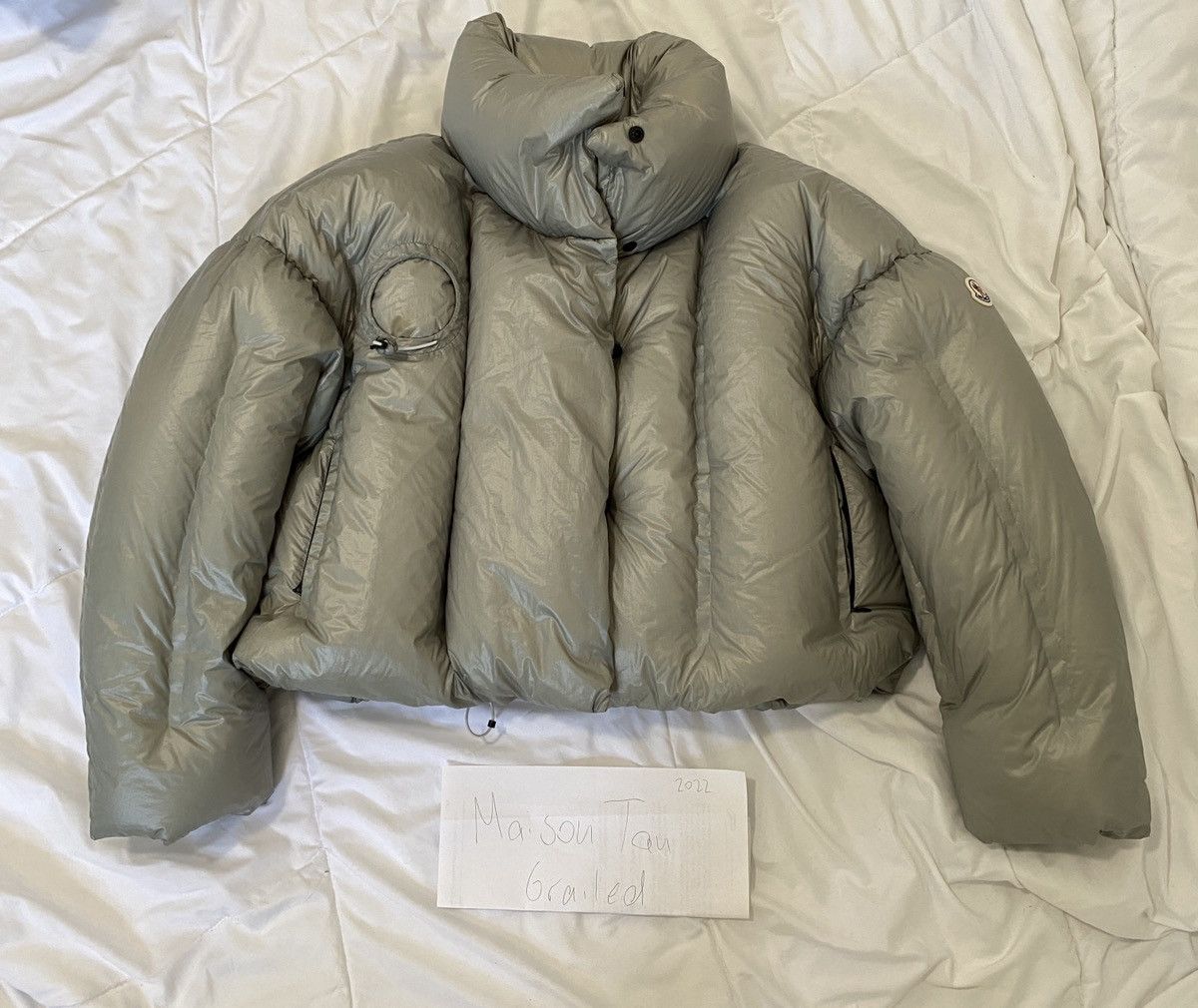 image of Dingyun Zhang Grey Aloby Down Jacket Size 00, Men's