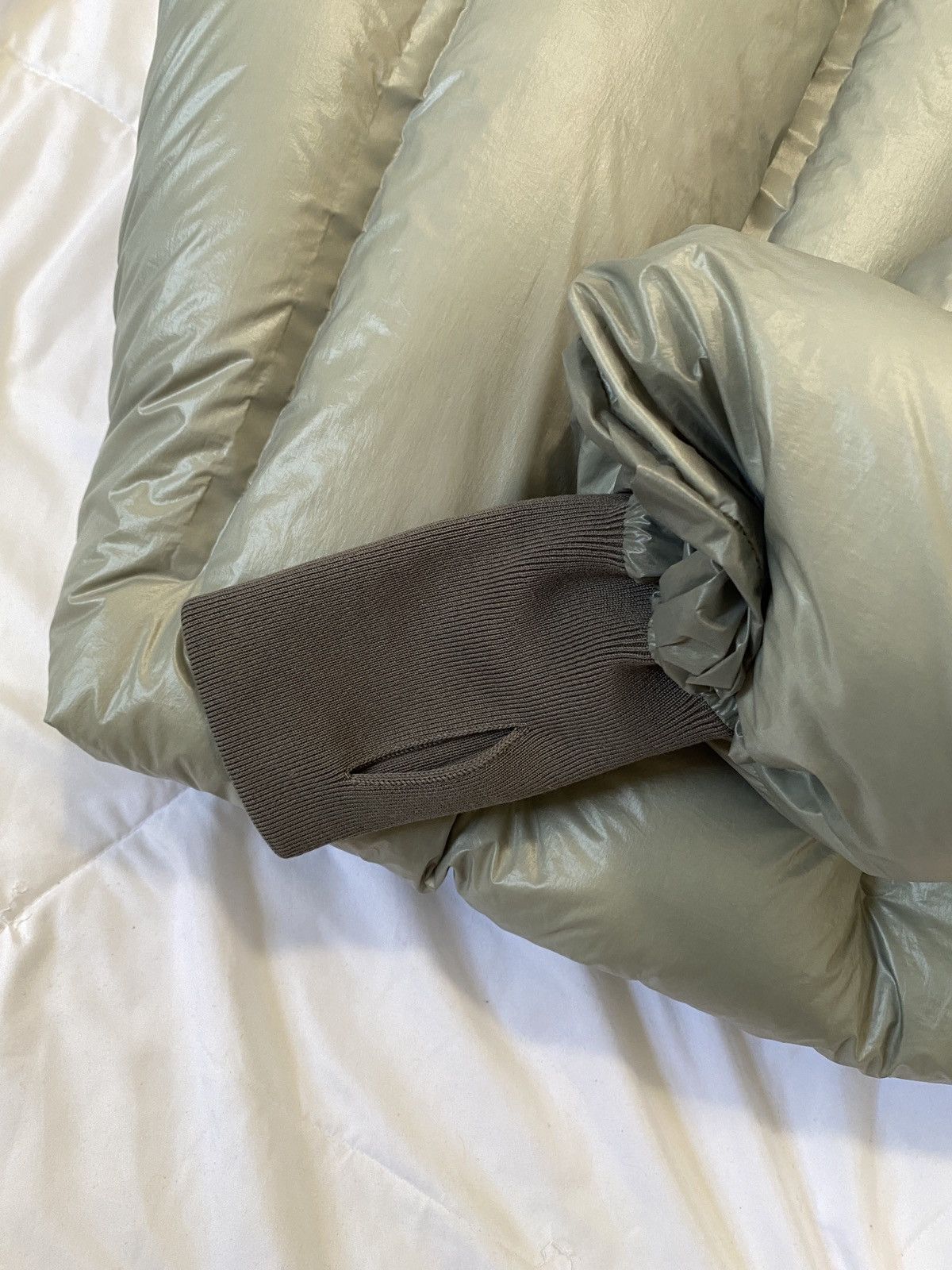 Moncler X dingyun Zhang Grey Aloby Down Jacket size 00