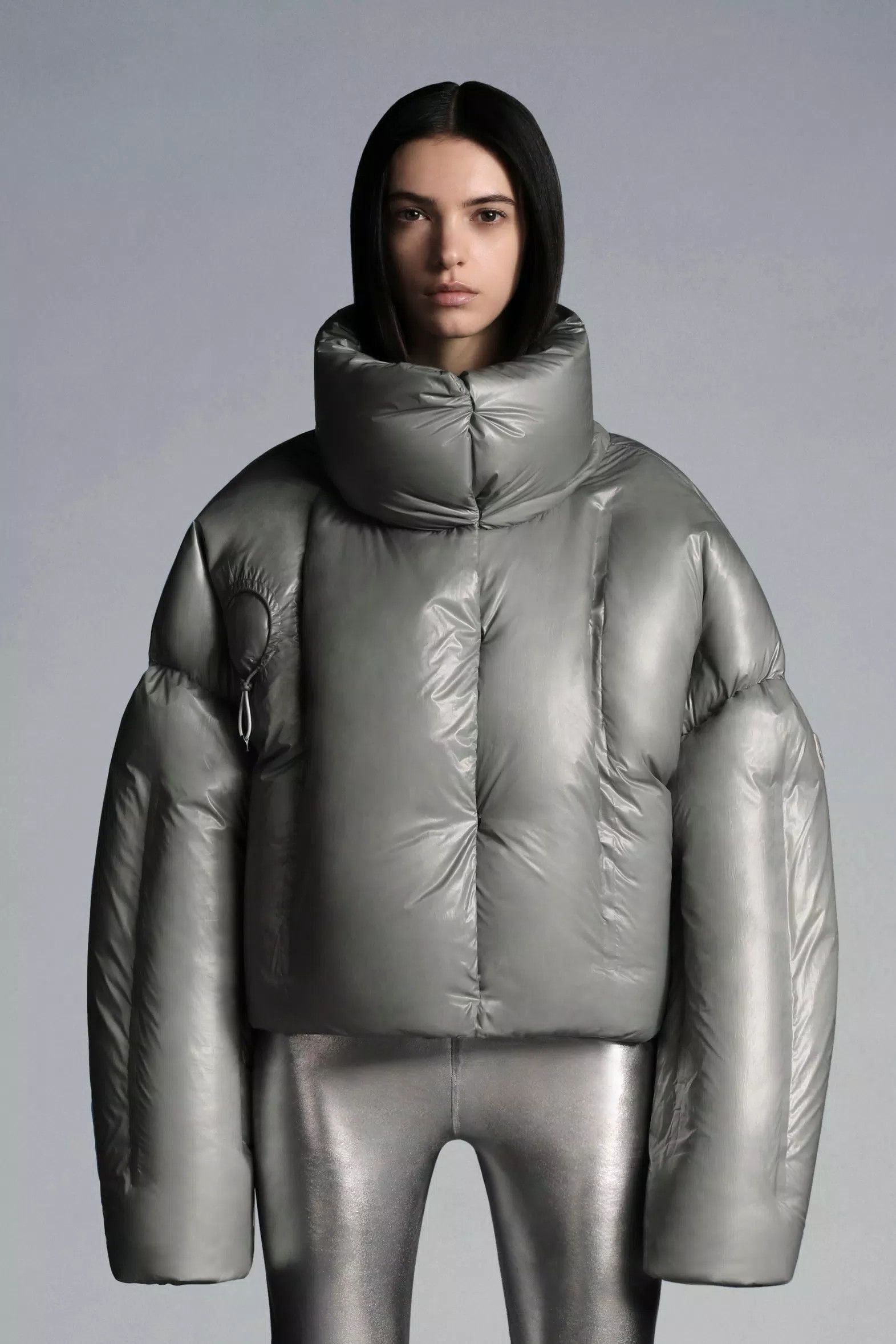 Moncler X dingyun Zhang Grey Aloby Down Jacket size 00
