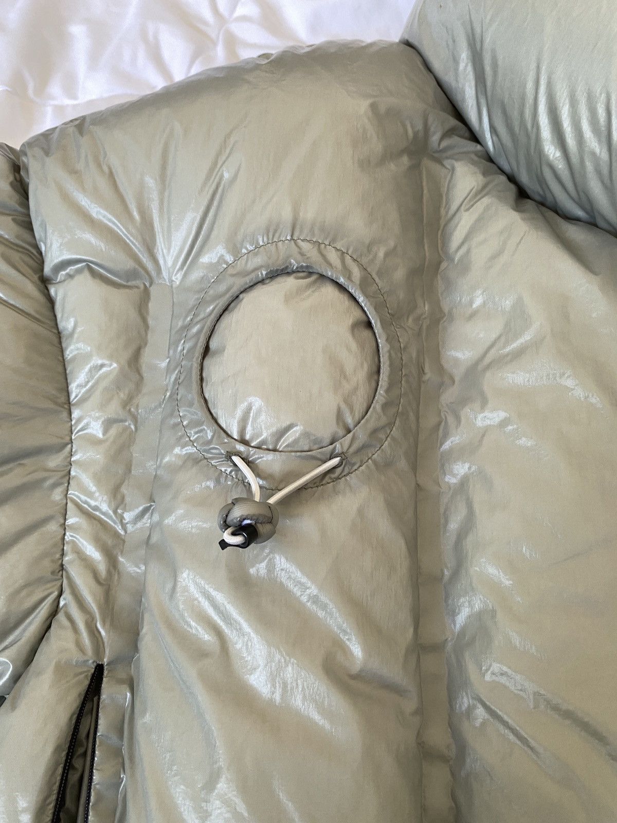 Moncler X dingyun Zhang Grey Aloby Down Jacket size 00