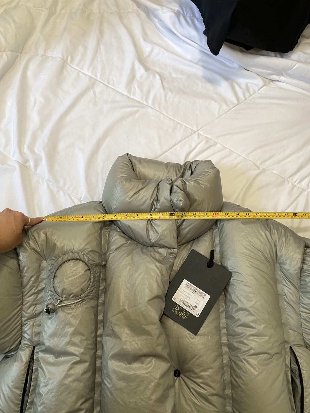 Moncler X dingyun Zhang Grey Aloby Down Jacket size 00