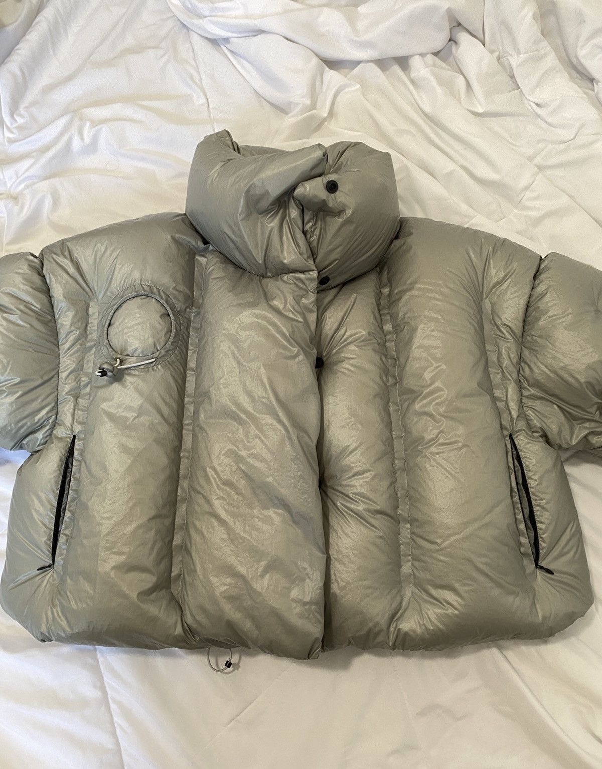 Moncler X dingyun Zhang Grey Aloby Down Jacket size 00