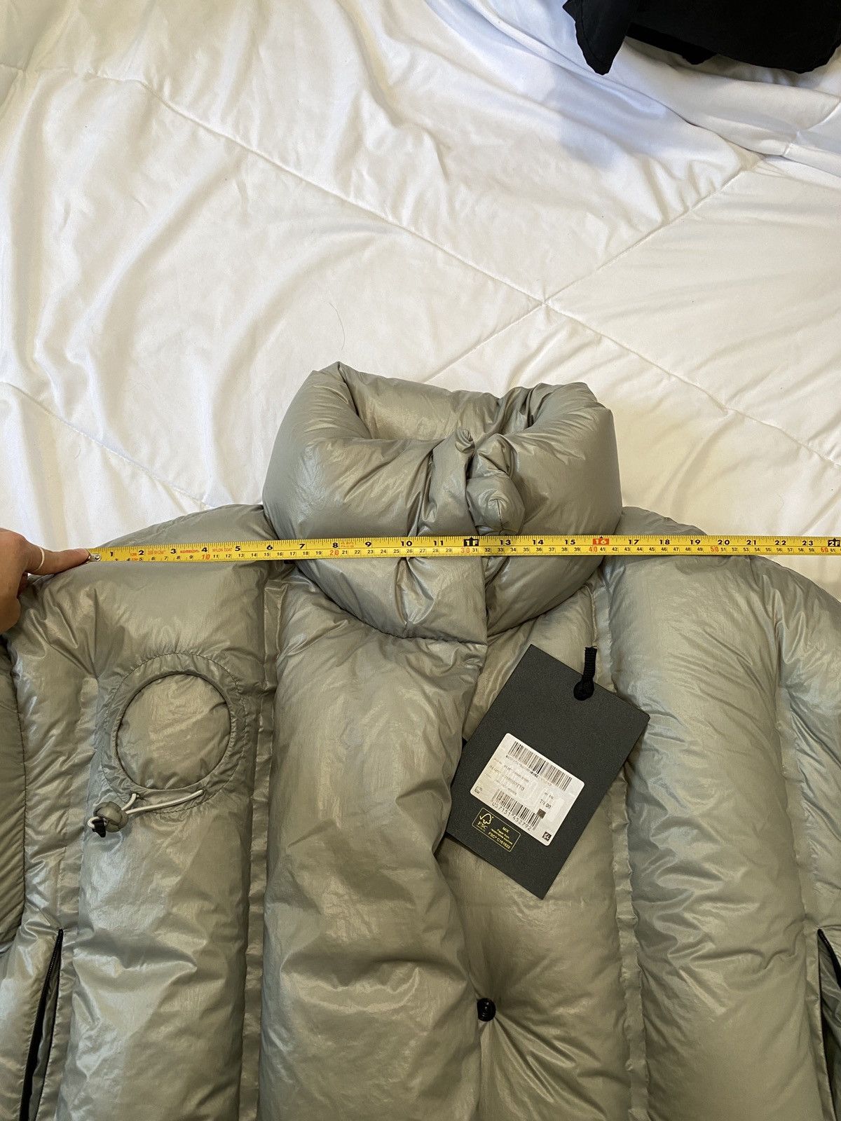 Moncler X dingyun Zhang Grey Aloby Down Jacket size 00