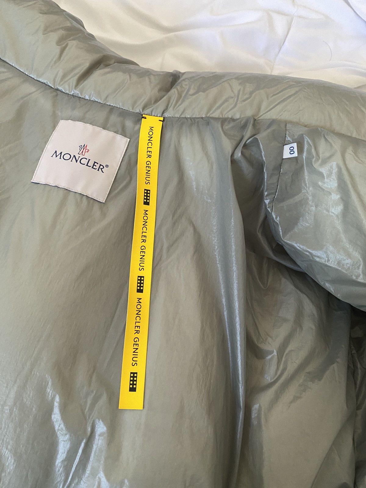 Moncler X dingyun Zhang Grey Aloby Down Jacket size 00