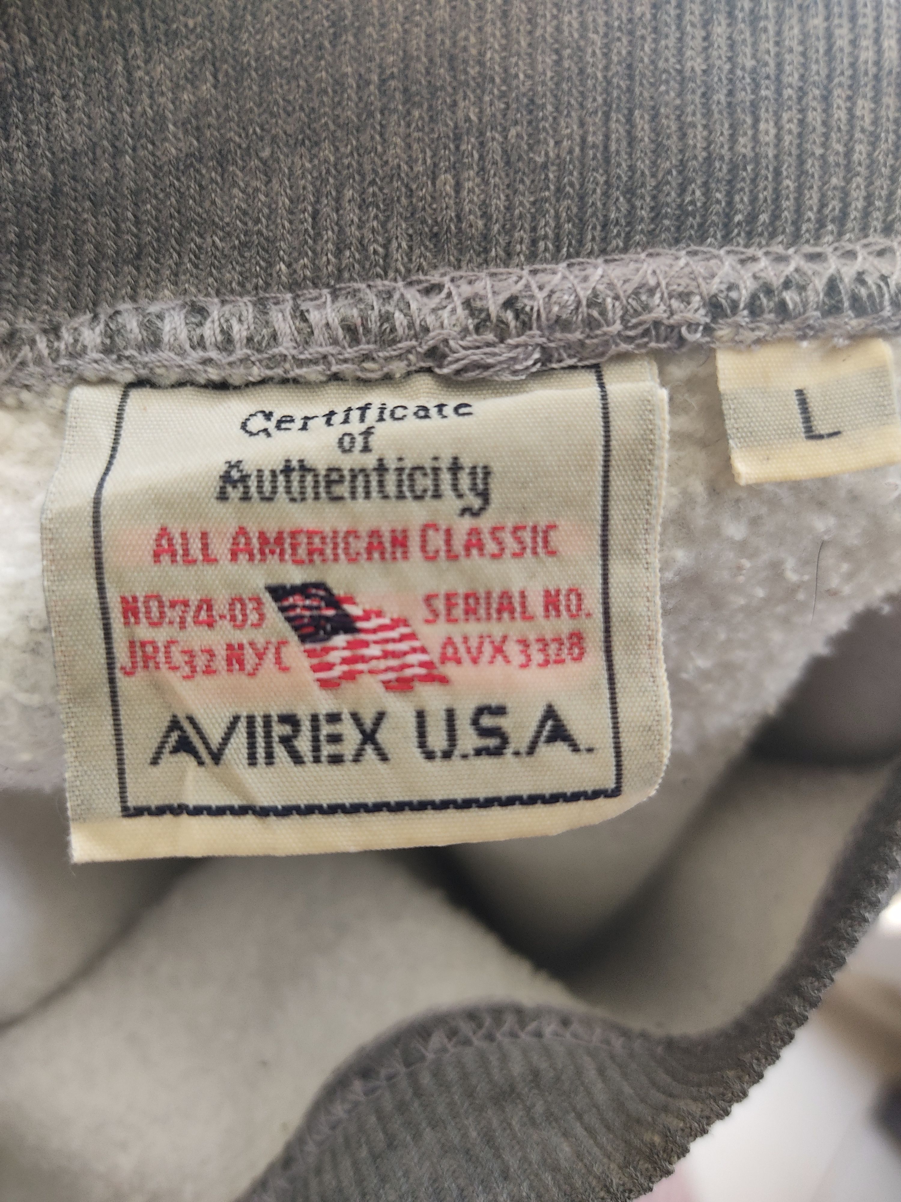 Avirex Avirex Sweatshirt Size US L / EU 52-54 / 3 - 9 Thumbnail