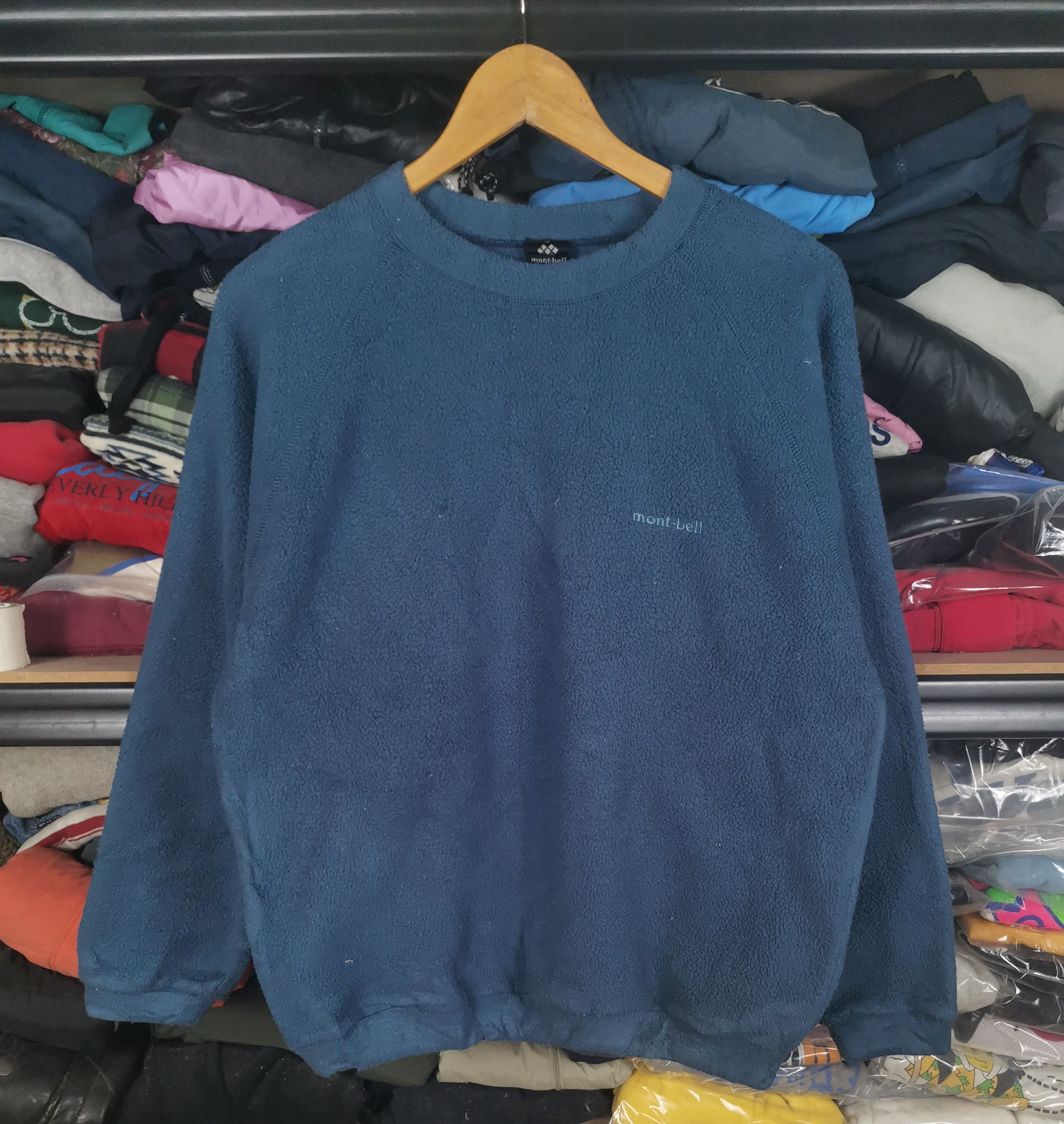 Image of 90's Montbell Fleece Sherpa Sweatshirt, Men's (Size Small)