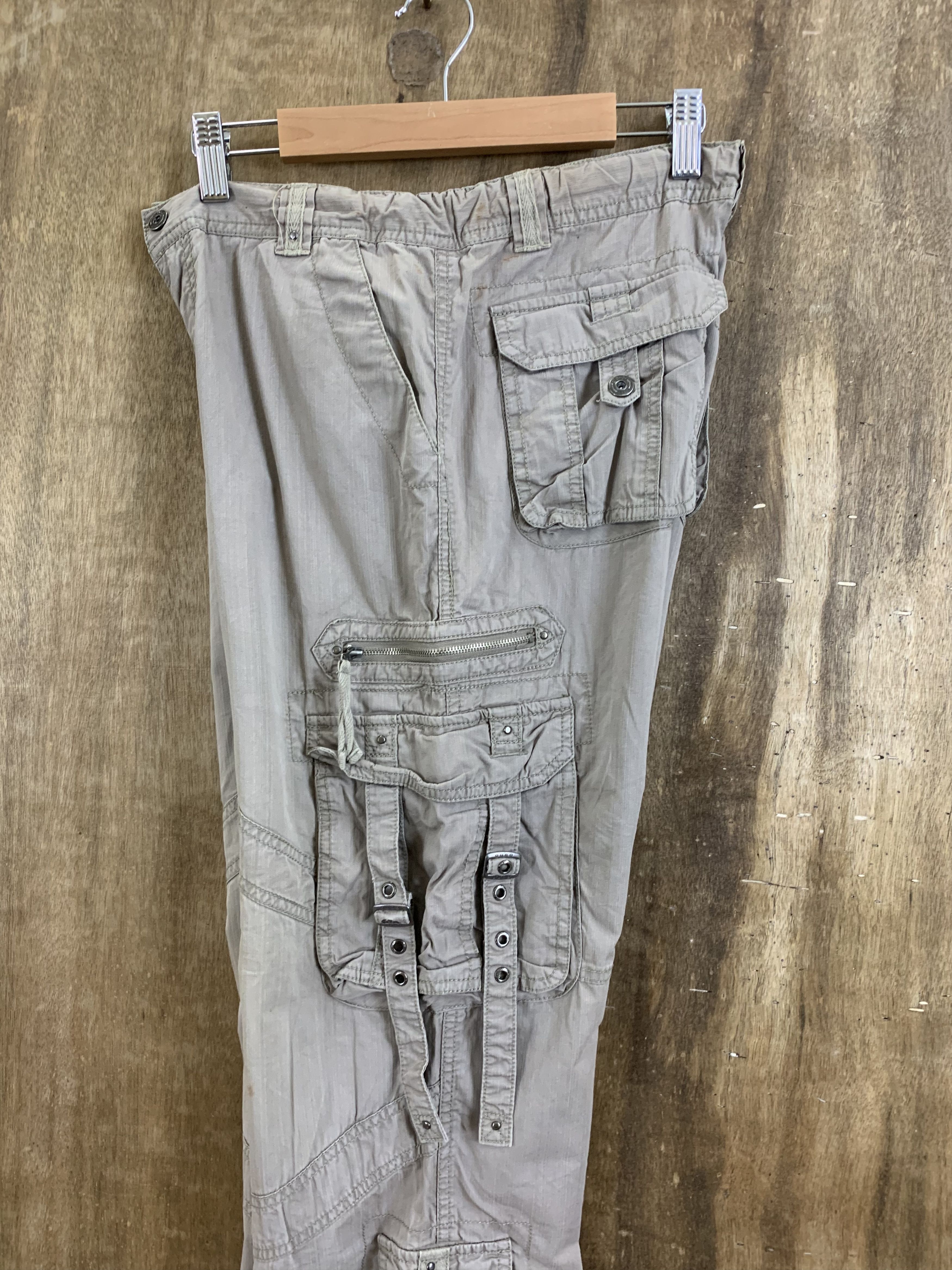 Japanese Brand Cargo Pants OURQ Multipocket Seditionaries Pants Size US 27 - 16 Thumbnail