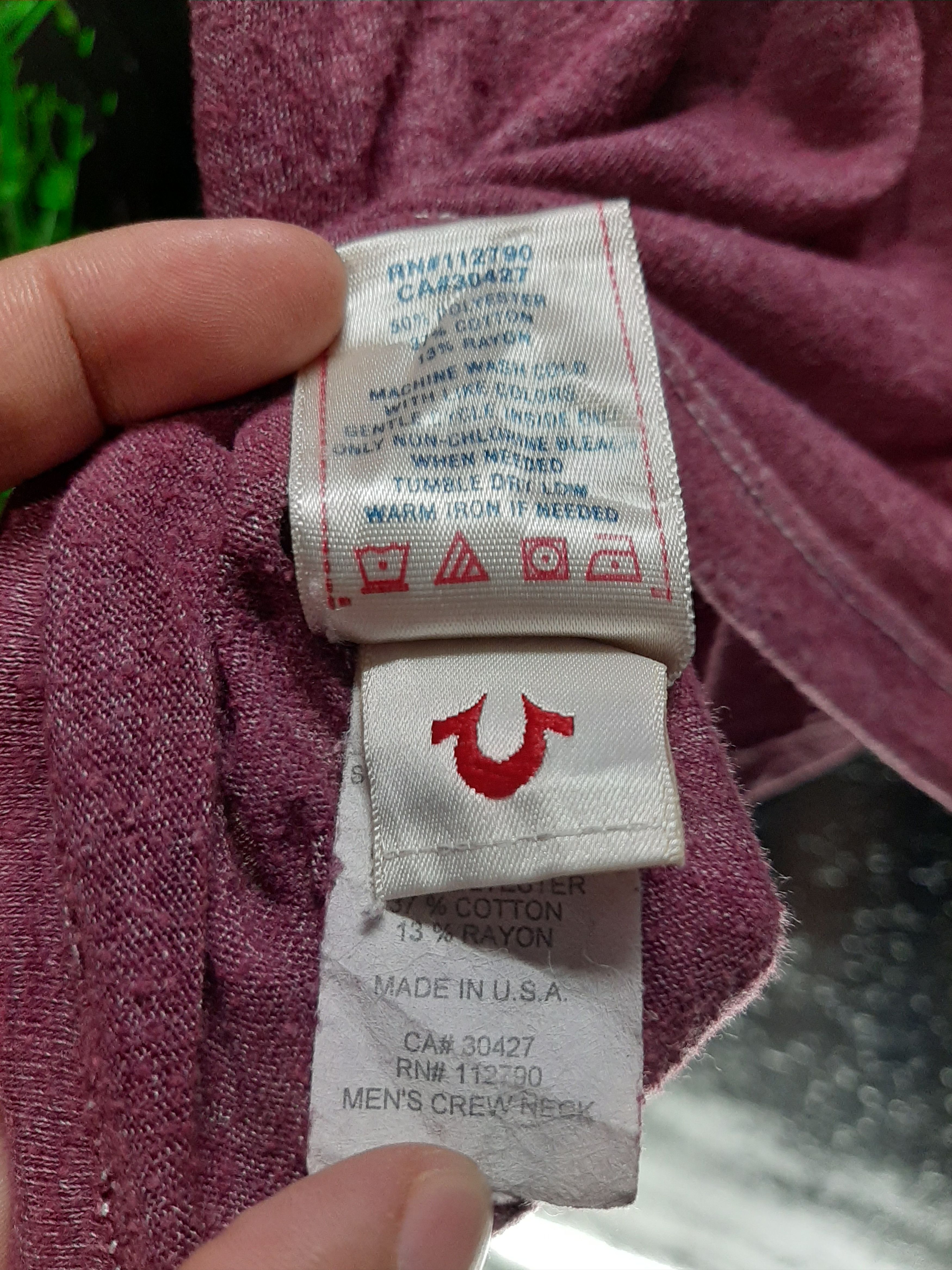 True Religion × Vintage VINTAGE TRUE RELIGION SPELL OUT BIG LOGO TEE.. Size US M / EU 48-50 / 2 - 8 Thumbnail