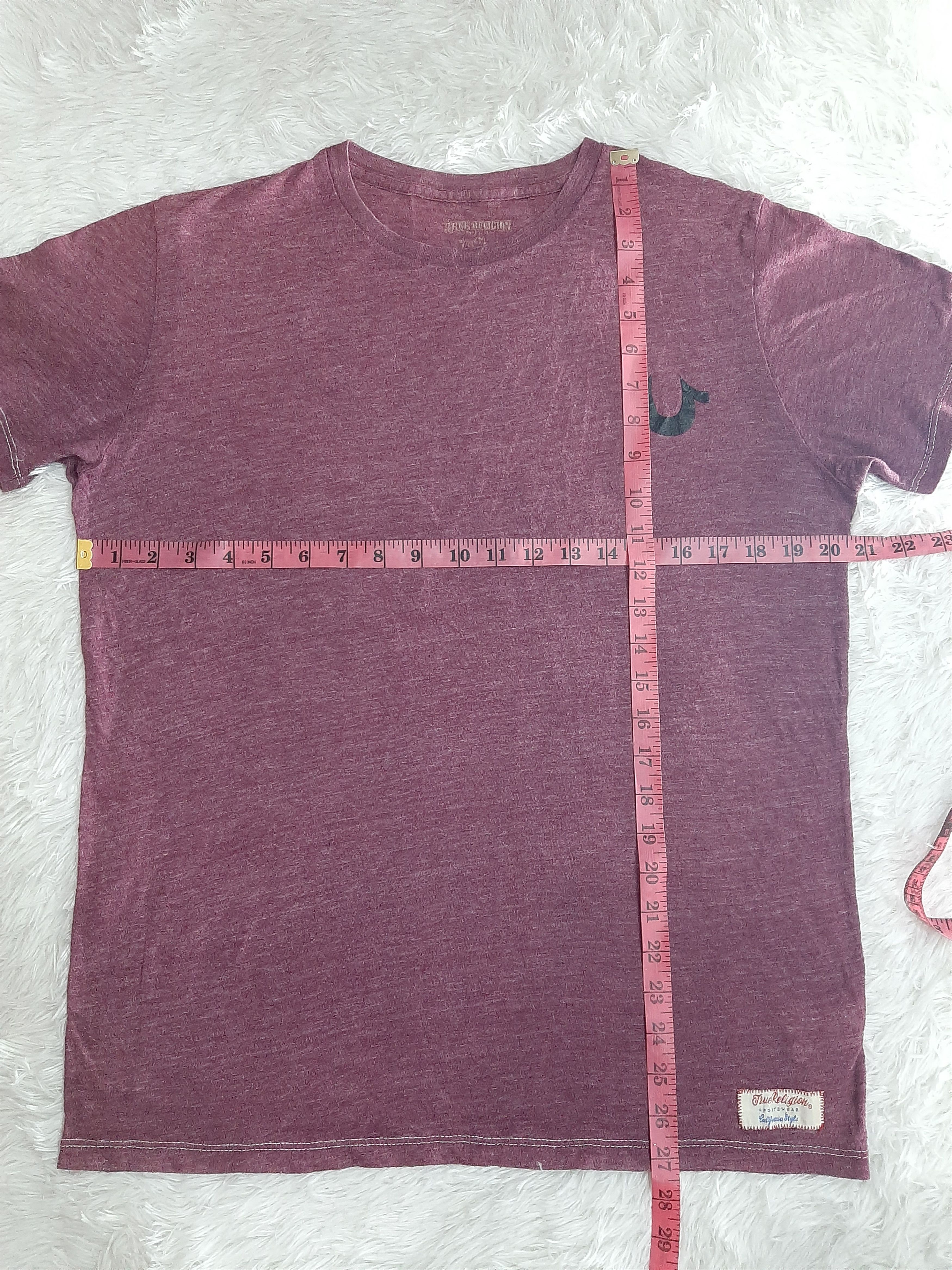 True Religion × Vintage VINTAGE TRUE RELIGION SPELL OUT BIG LOGO TEE.. Size US M / EU 48-50 / 2 - 9 Thumbnail