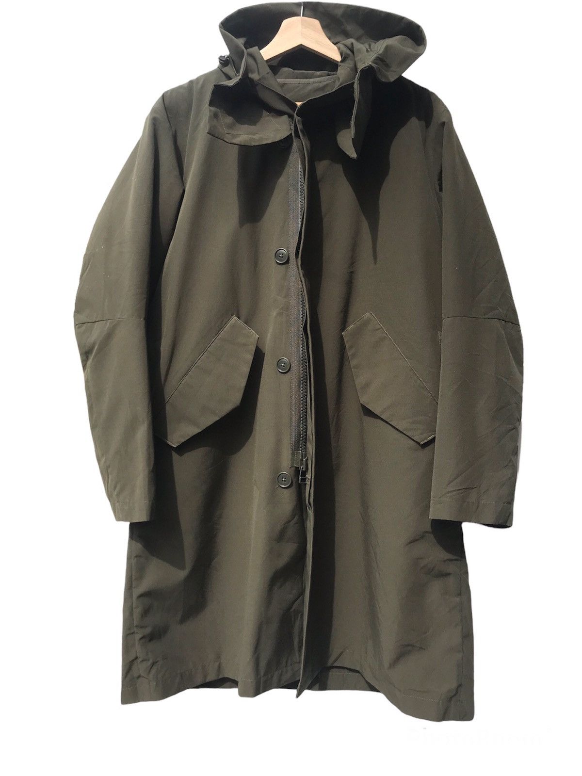 image of Adam Et Rope Military With Removable Inner Parka in Army Green, Men's (Size Medium)