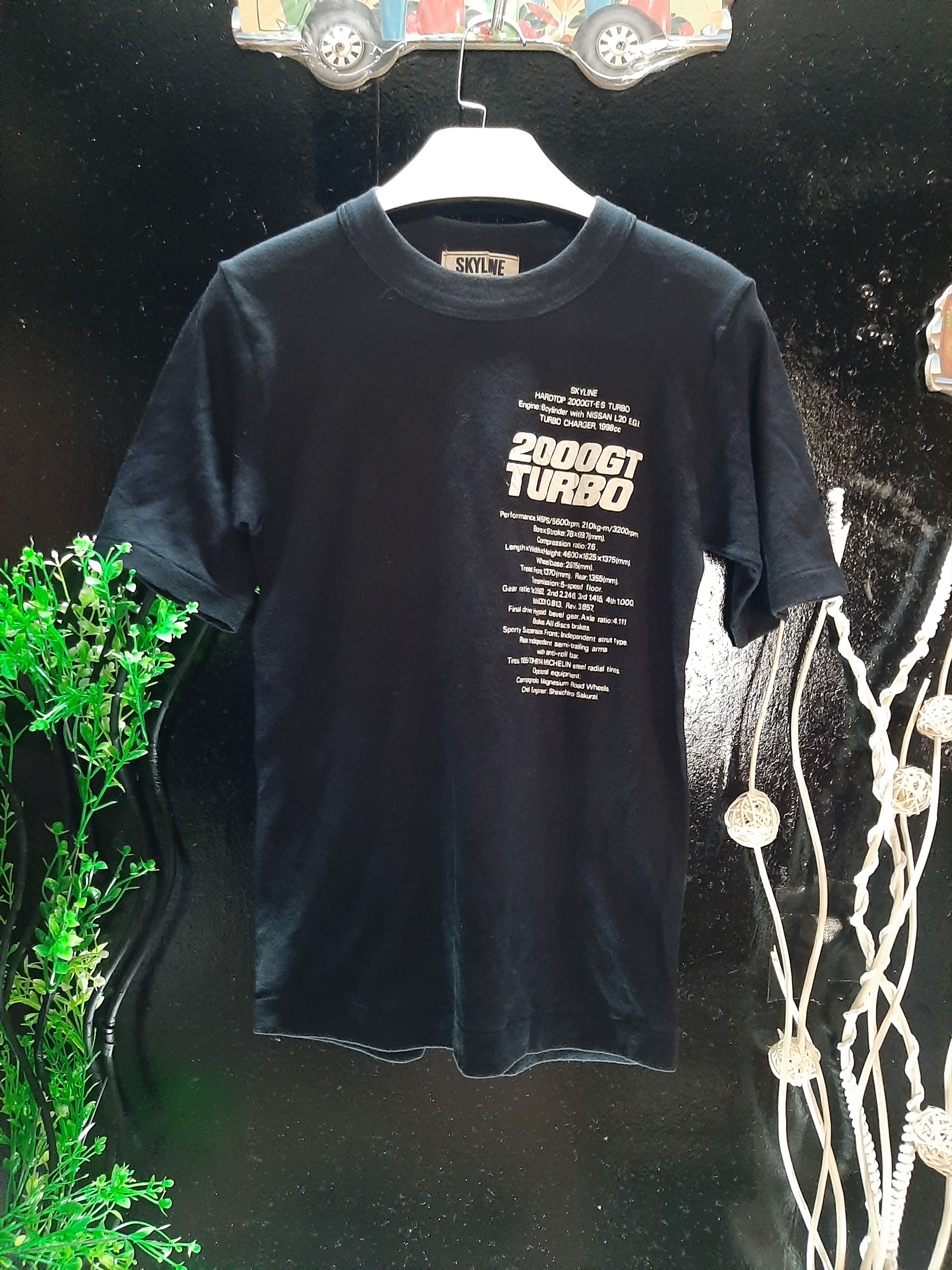 Japanese Brand × Vintage VINTAGE SKYLINE 2000GT TURBO SINGLE STICH TEE.. Size US S / EU 44-46 / 1 - 1 Thumbnail