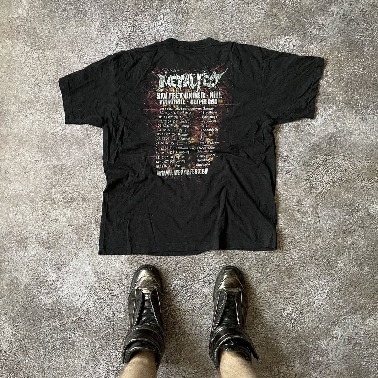 Vintage Vintage Y2K Sun Faded Graphic Band Tee Punk Streetwear L Size US L / EU 52-54 / 3 - 6 Thumbnail