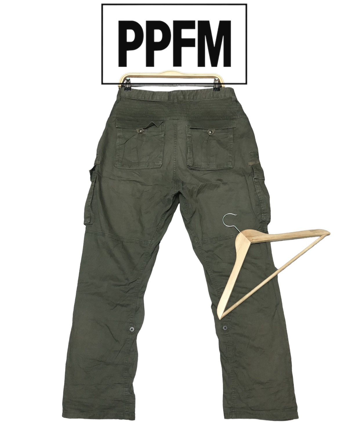image of Military x Ppfm Tactical Multi Pocket Cargo Pant in Olive, Men's (Size 32)