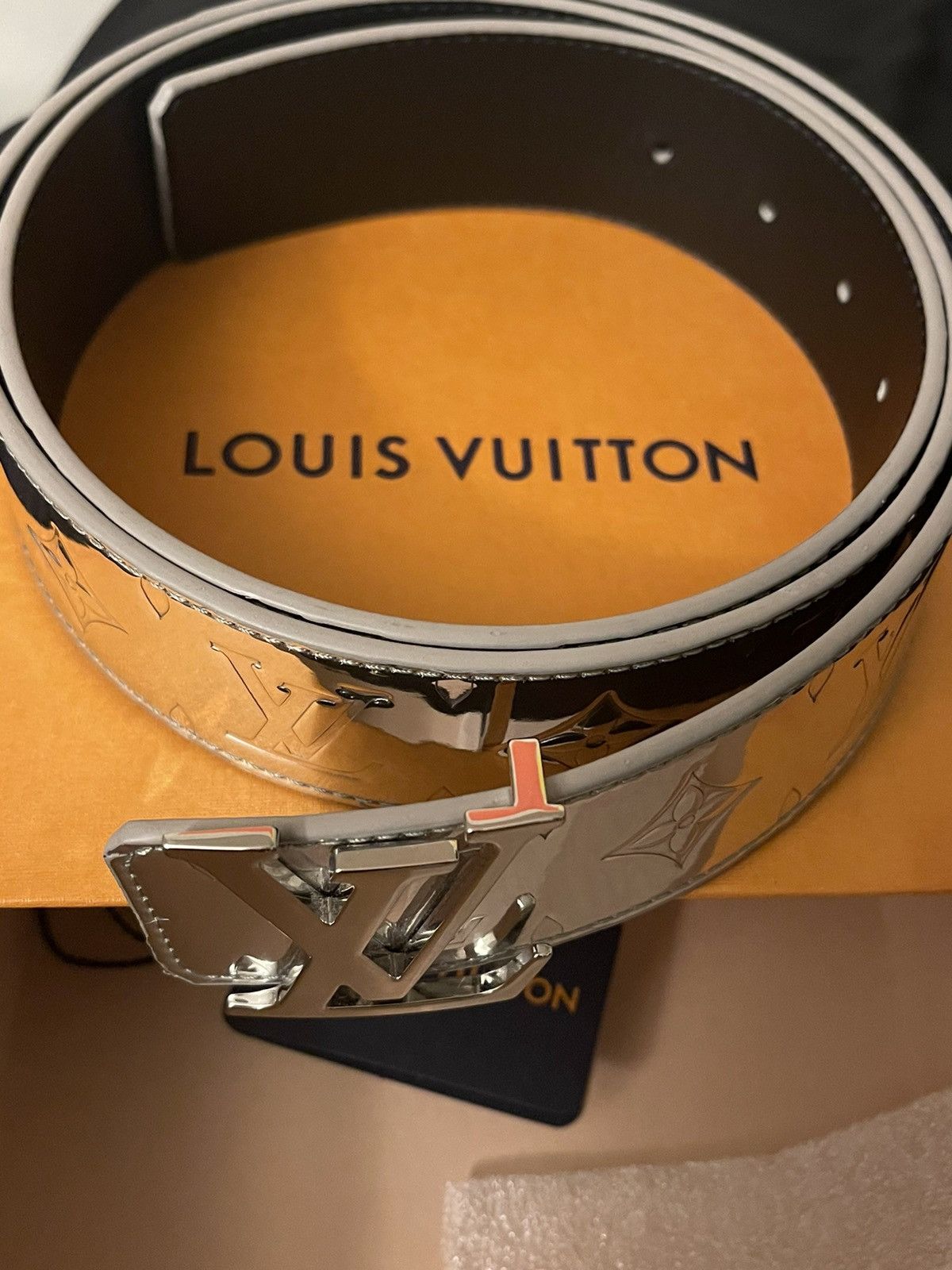 Louis Vuitton Louis Vuitton Mirror Reversible Belt Rare 110 36-38 Size 38 - 2 Thumbnail