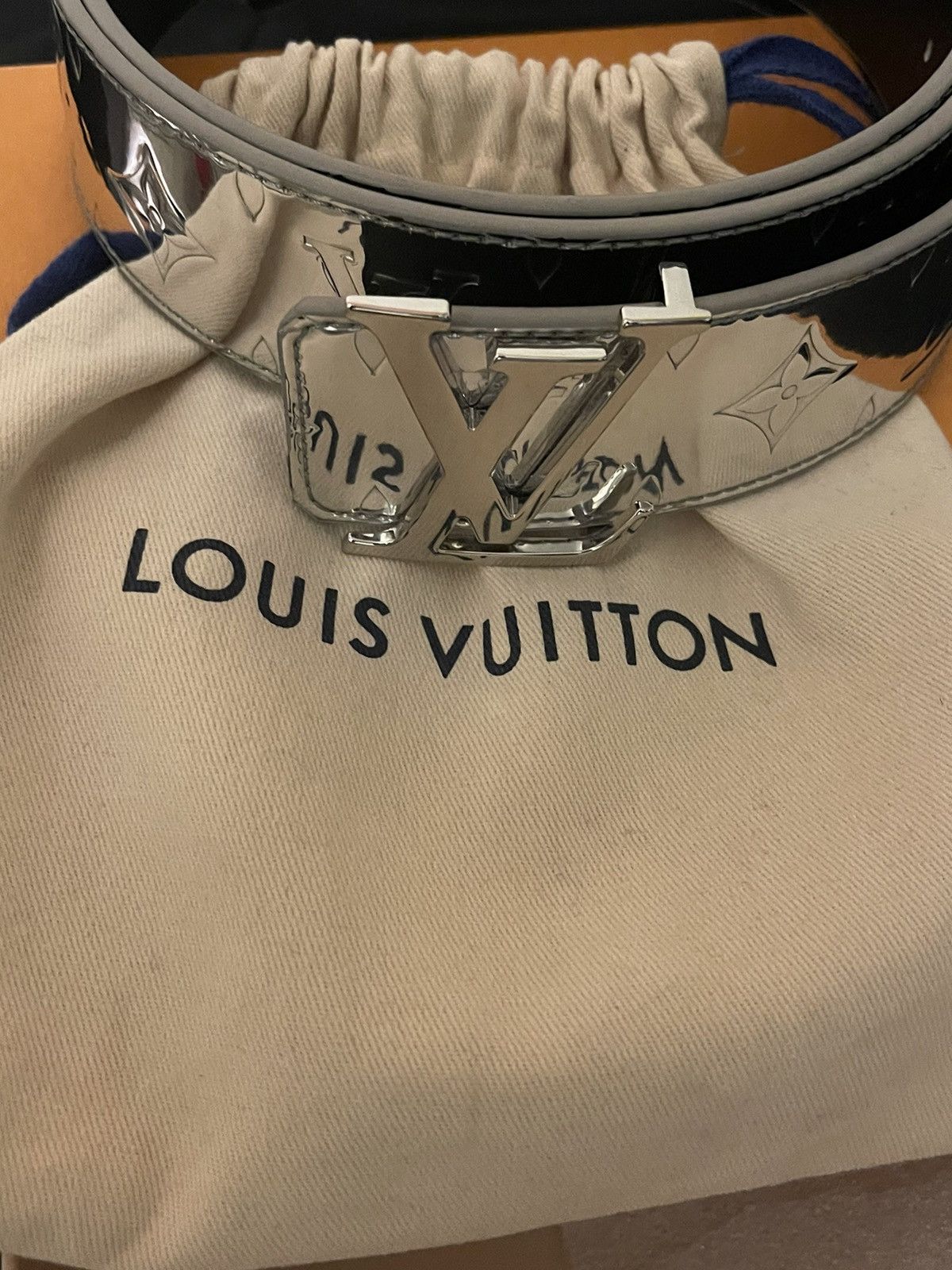 Louis Vuitton Louis Vuitton Mirror Reversible Belt Rare 110 36-38 Size 38 - 3 Thumbnail