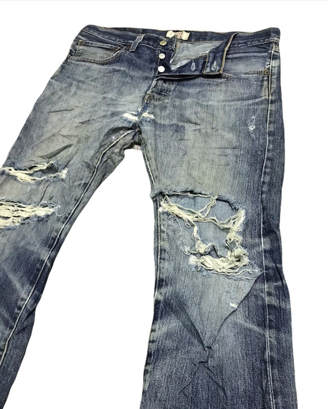 Levi's 31x32 Vintage Levis 501 denim jeans Johnny remone style Size US 32 / EU 48 - 3 Thumbnail