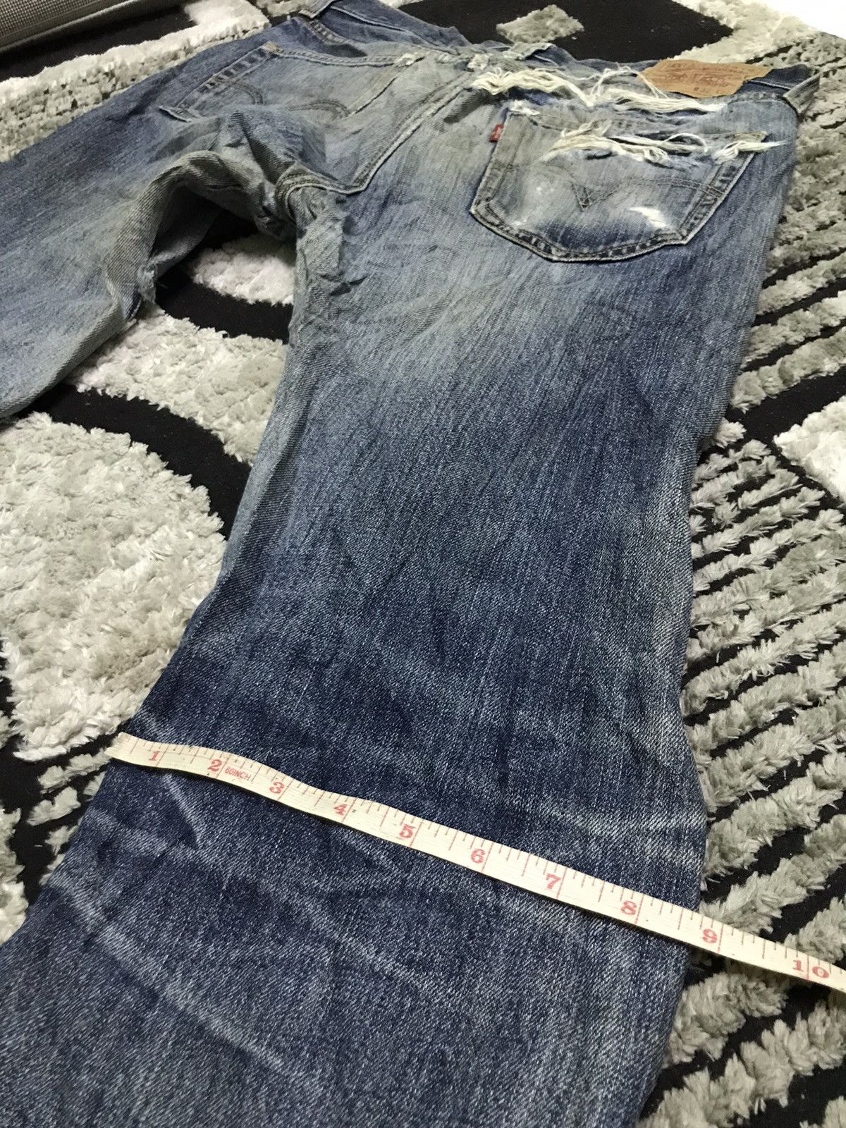 Levi's 31x32 Vintage Levis 501 denim jeans Johnny remone style Size US 32 / EU 48 - 13 Thumbnail