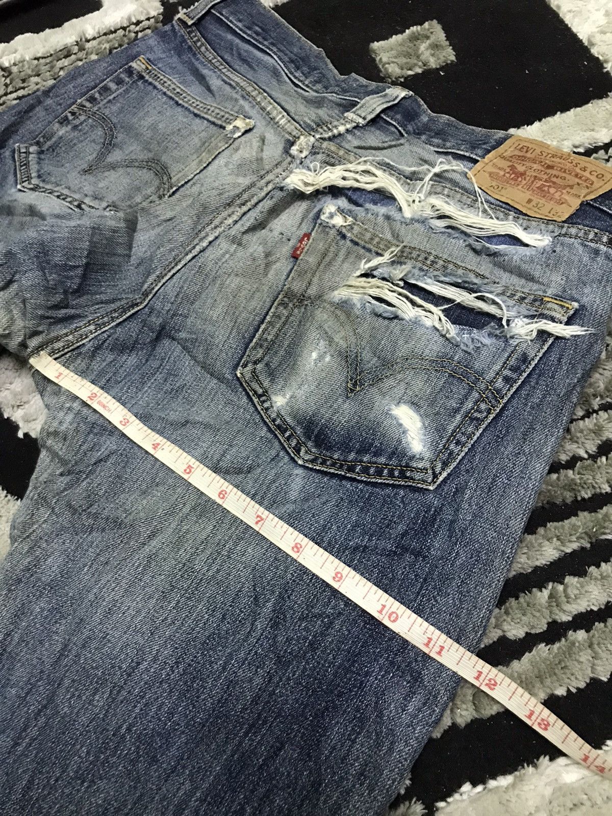 Levi's 31x32 Vintage Levis 501 denim jeans Johnny remone style Size US 32 / EU 48 - 12 Thumbnail
