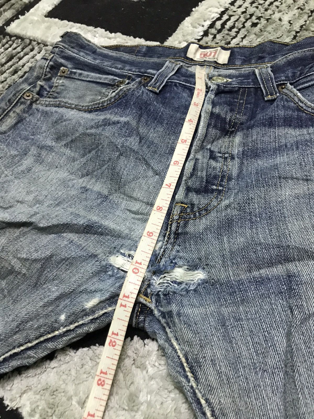 Levi's 31x32 Vintage Levis 501 denim jeans Johnny remone style Size US 32 / EU 48 - 11 Thumbnail