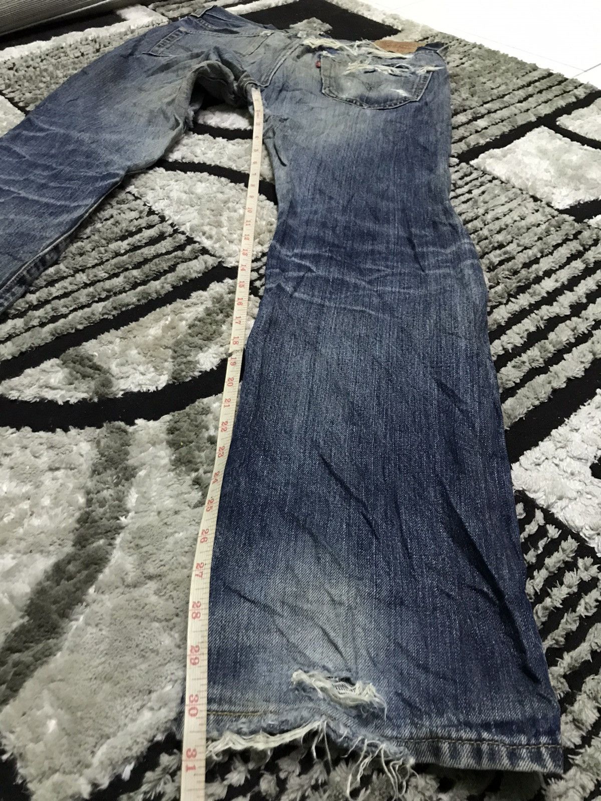 Levi's 31x32 Vintage Levis 501 denim jeans Johnny remone style Size US 32 / EU 48 - 14 Thumbnail