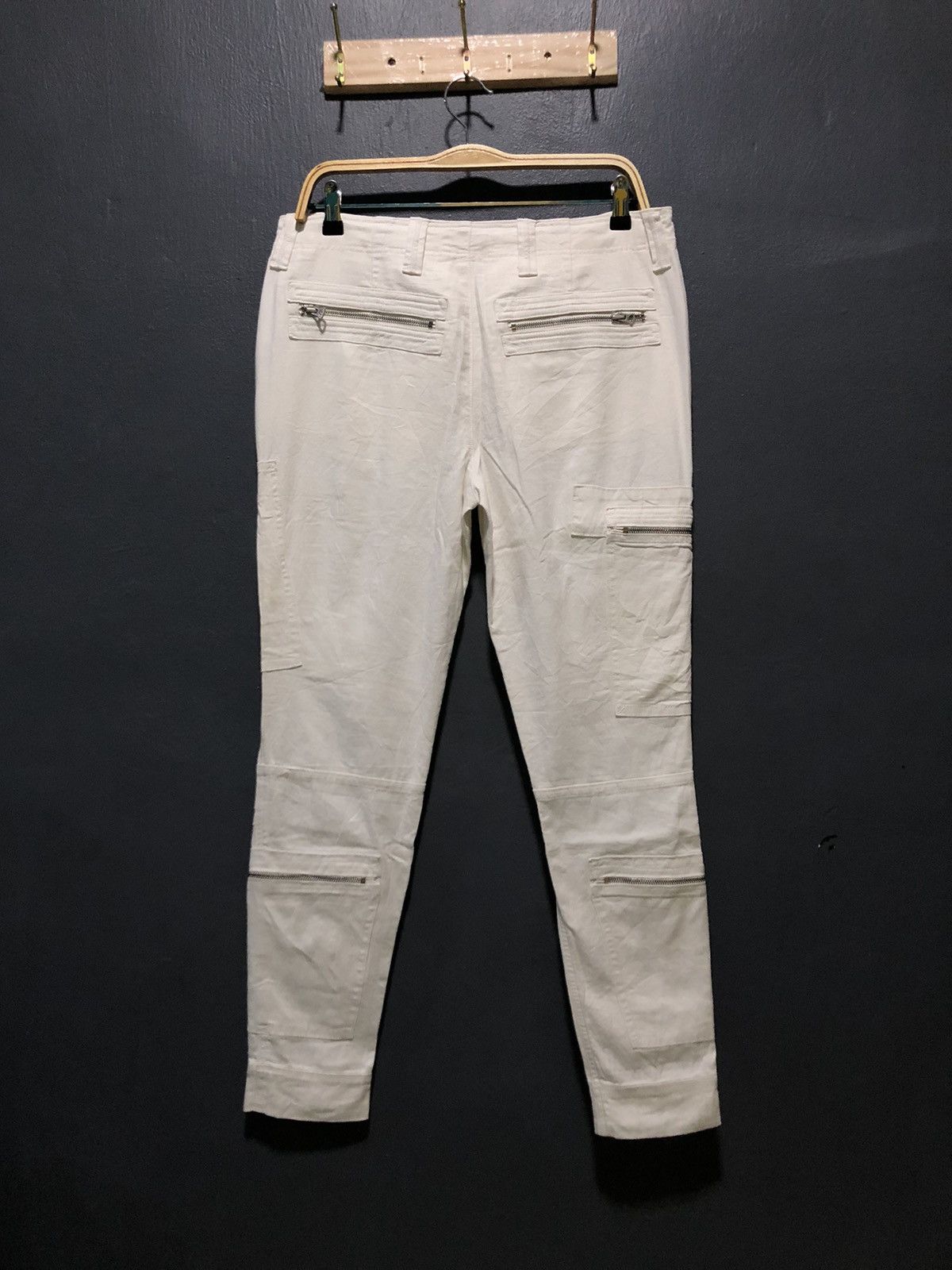 Ralph Lauren × Vintage VINTAGE RALPH LAURENT BONDAGE MULTI ZIPPER CARGO PANTS Size US 31 - 4 Thumbnail