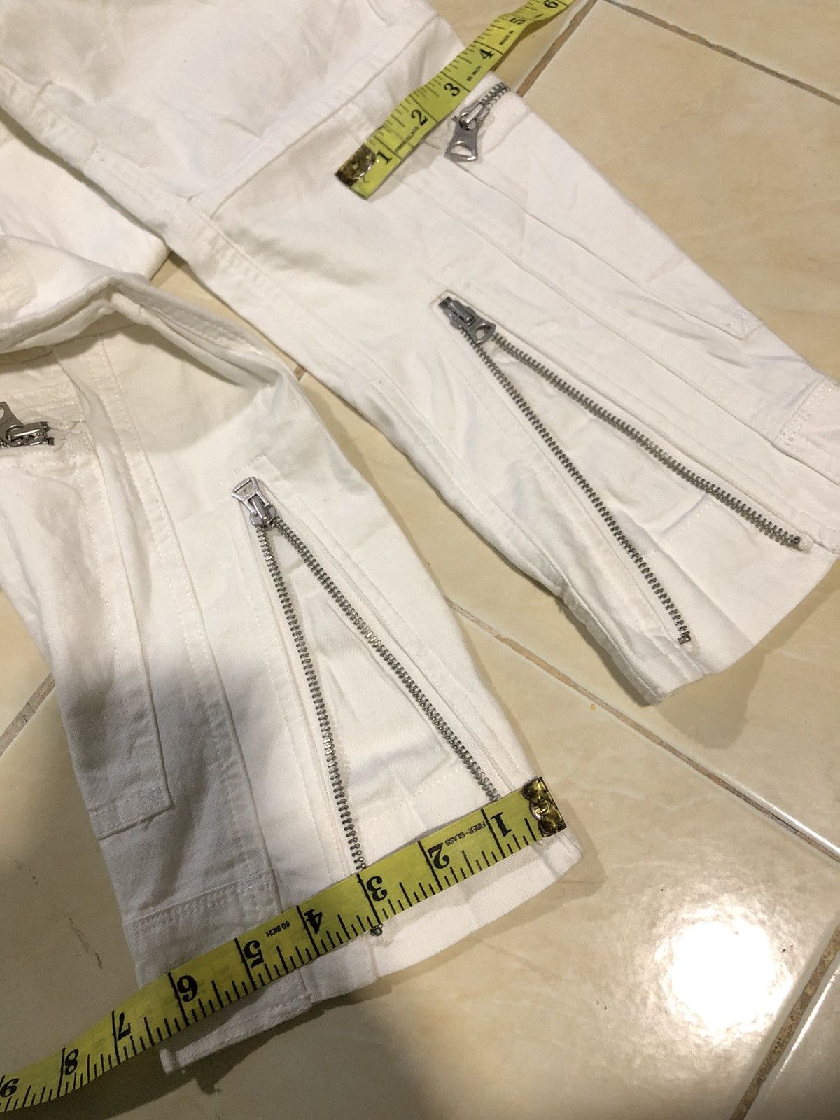 Ralph Lauren × Vintage VINTAGE RALPH LAURENT BONDAGE MULTI ZIPPER CARGO PANTS Size US 31 - 14 Thumbnail