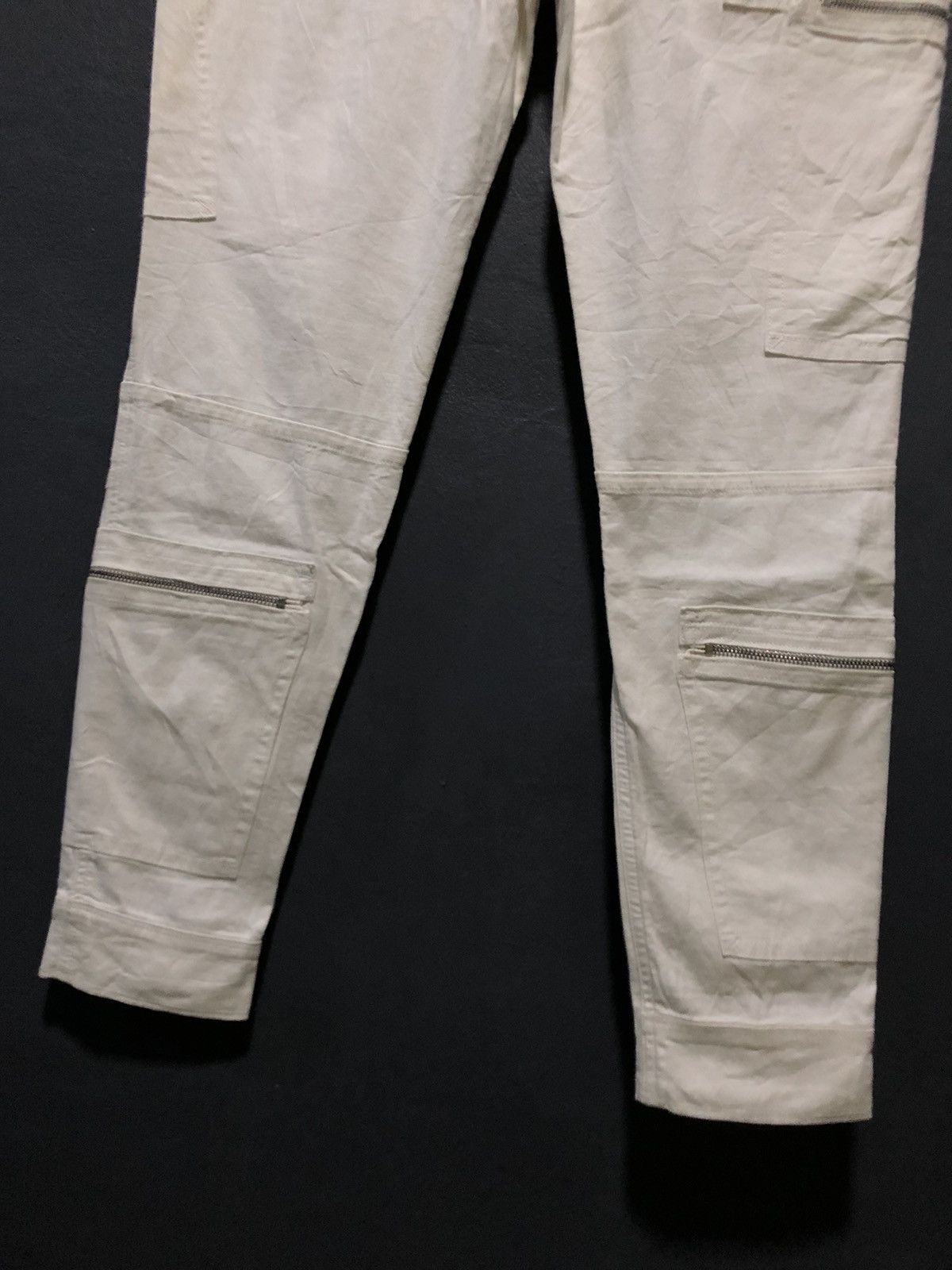 Ralph Lauren × Vintage VINTAGE RALPH LAURENT BONDAGE MULTI ZIPPER CARGO PANTS Size US 31 - 6 Thumbnail