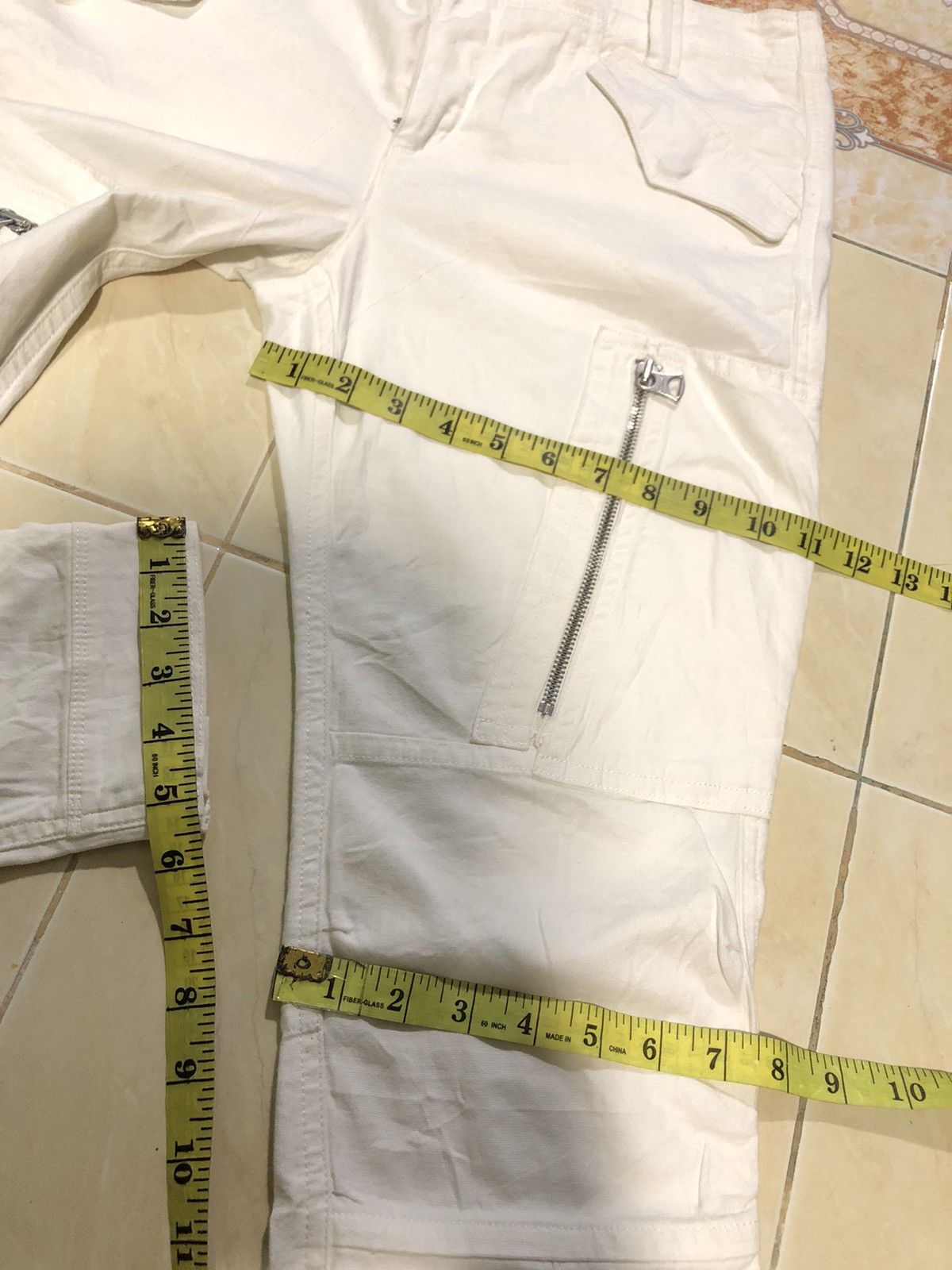 Ralph Lauren × Vintage VINTAGE RALPH LAURENT BONDAGE MULTI ZIPPER CARGO PANTS Size US 31 - 13 Thumbnail