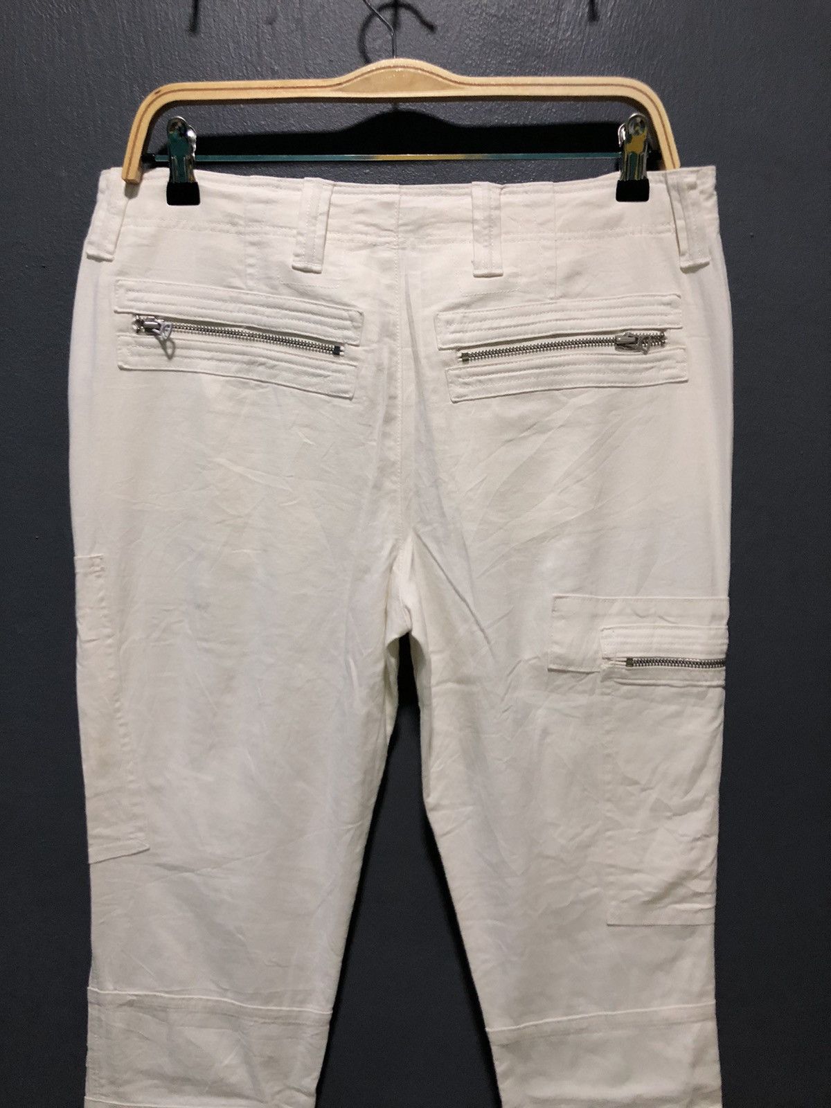 Ralph Lauren × Vintage VINTAGE RALPH LAURENT BONDAGE MULTI ZIPPER CARGO PANTS Size US 31 - 5 Thumbnail