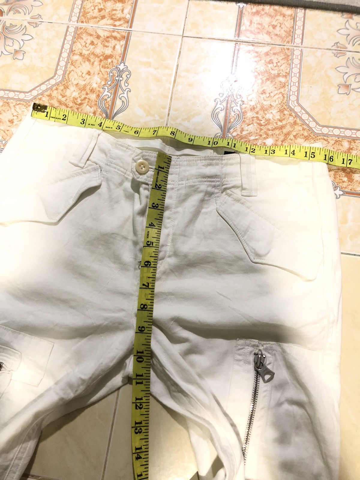 Ralph Lauren × Vintage VINTAGE RALPH LAURENT BONDAGE MULTI ZIPPER CARGO PANTS Size US 31 - 12 Thumbnail