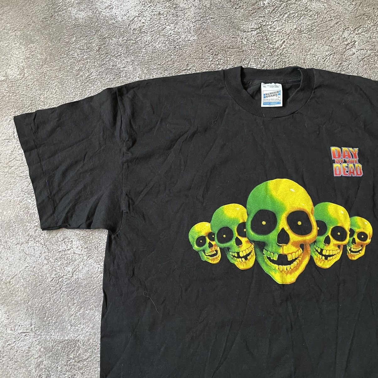 Vintage Vintage Y2K Skull Graphic Tee Skate Streetwear Wide Leg XL Size US XL / EU 56 / 4 - 4 Thumbnail