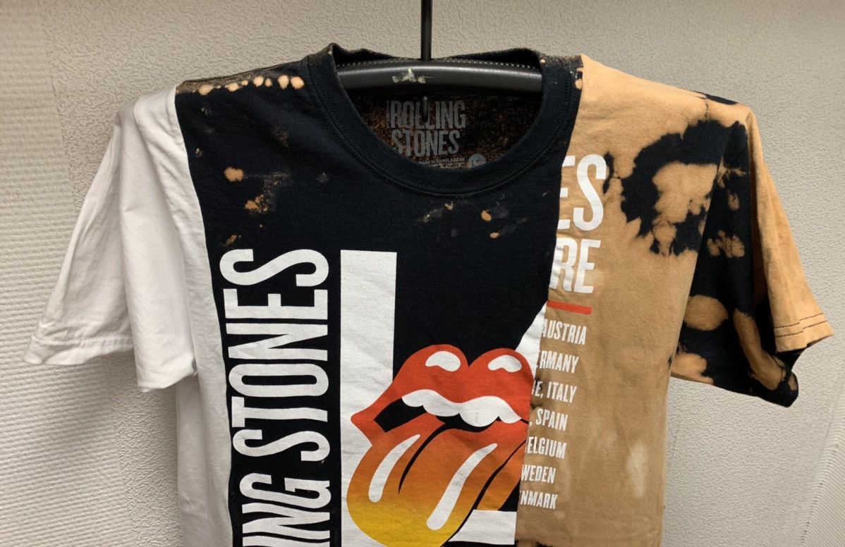 Band Tees The Rolling Stones fullprint vintage custom tie die t-shirt Size US XL / EU 56 / 4 - 3 Thumbnail