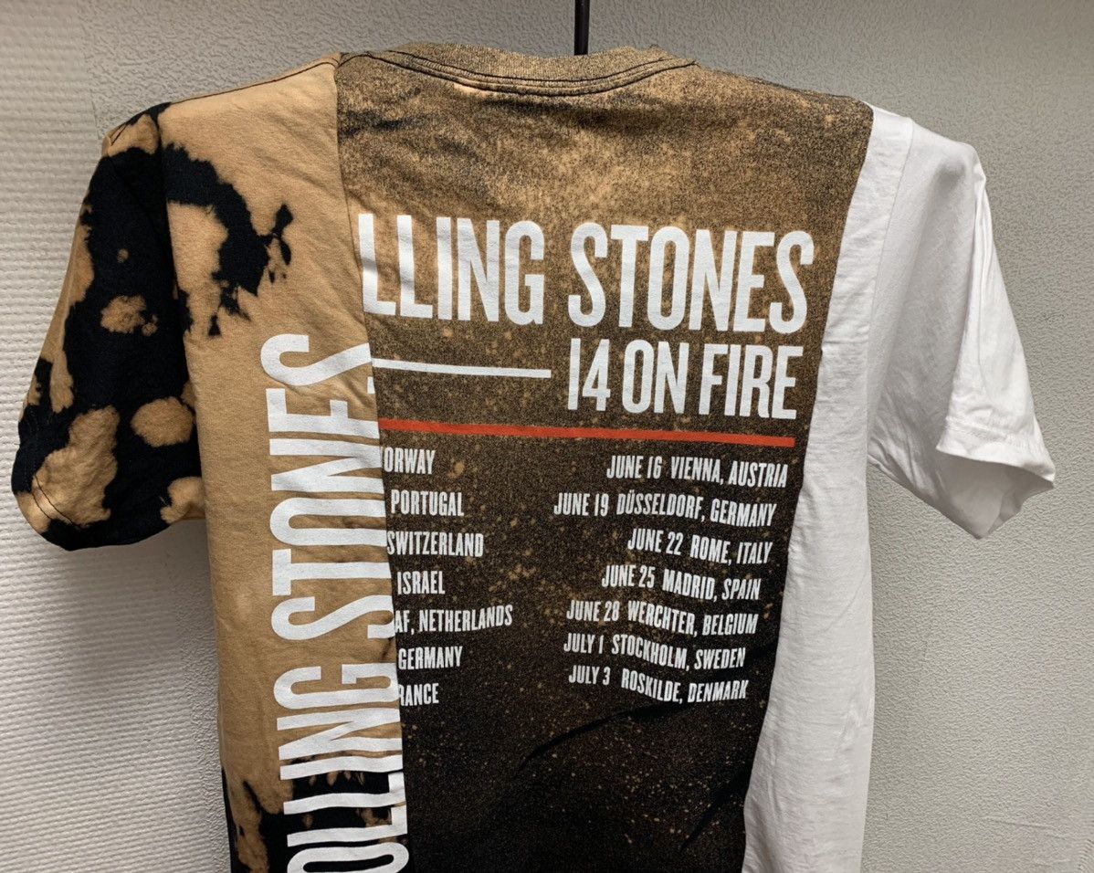 Band Tees The Rolling Stones fullprint vintage custom tie die t-shirt Size US XL / EU 56 / 4 - 6 Thumbnail
