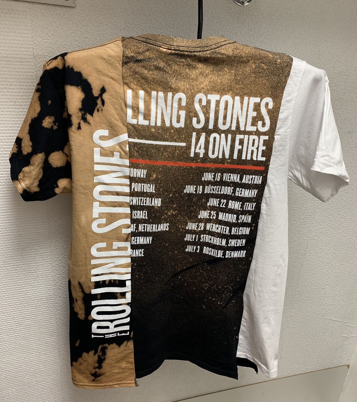 Band Tees The Rolling Stones fullprint vintage custom tie die t-shirt Size US XL / EU 56 / 4 - 5 Thumbnail