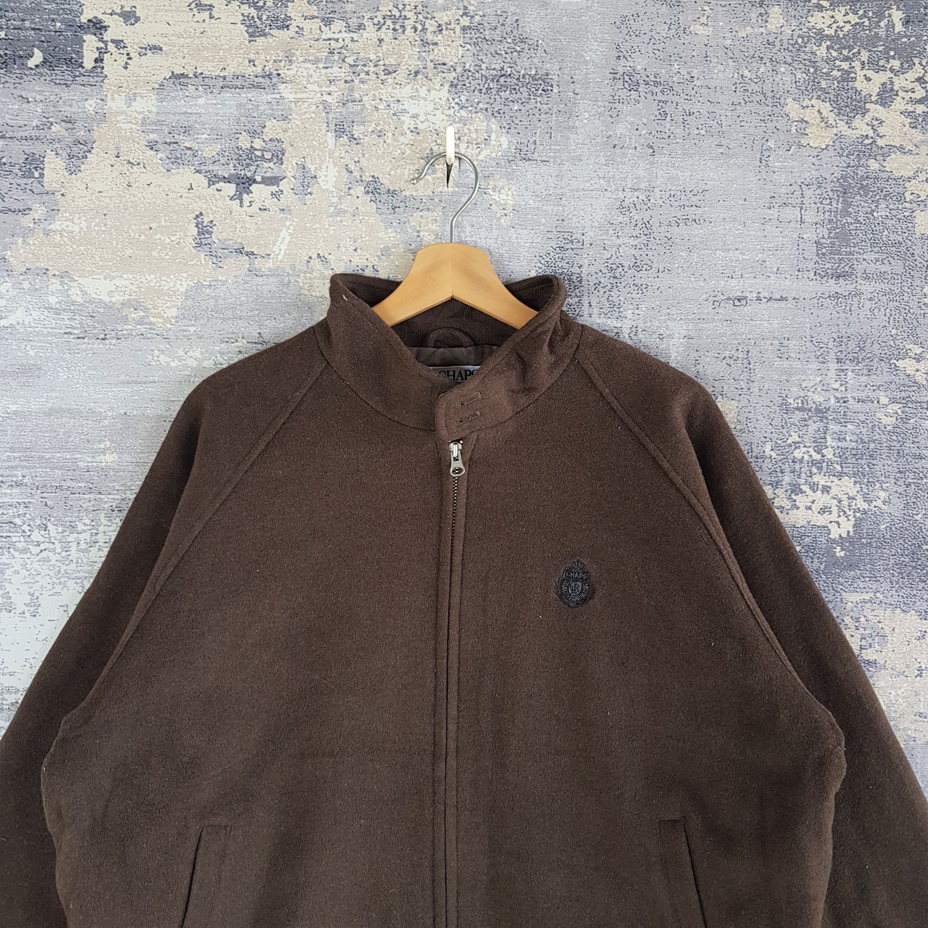 Chaps Ralph Lauren × Vintage Vintage Chaps Ralph Lauren Varsity Wool Bomber Jacket Size US XL / EU 56 / 4 - 3 Thumbnail