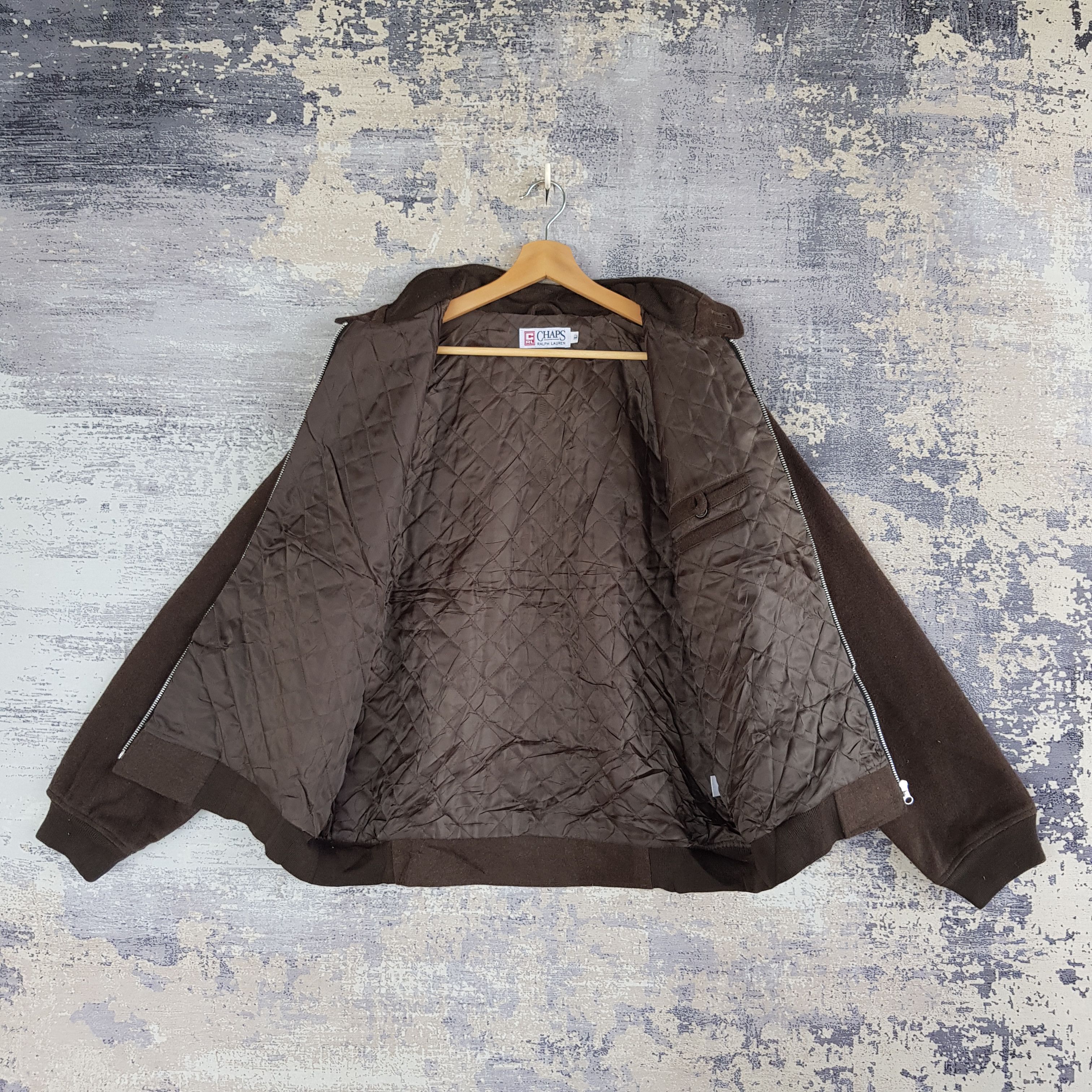 Chaps Ralph Lauren × Vintage Vintage Chaps Ralph Lauren Varsity Wool Bomber Jacket Size US XL / EU 56 / 4 - 6 Thumbnail