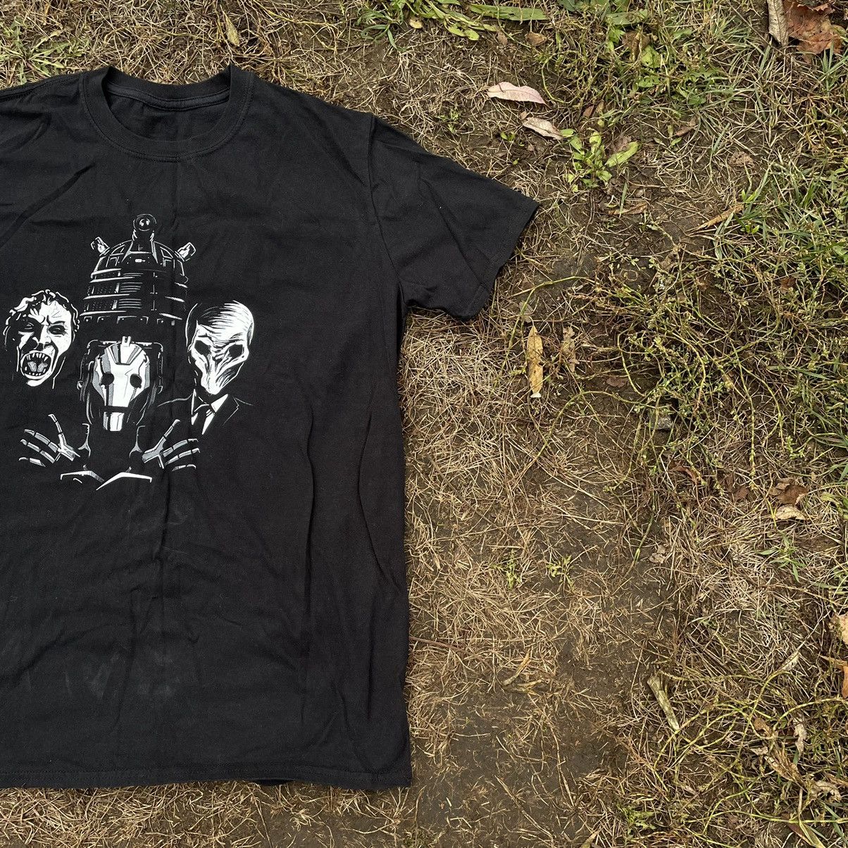 Vintage Vintage Y2K Graphic Tee Skulls Horror Punk Grunge Tapered L Size US L / EU 52-54 / 3 - 2 Thumbnail