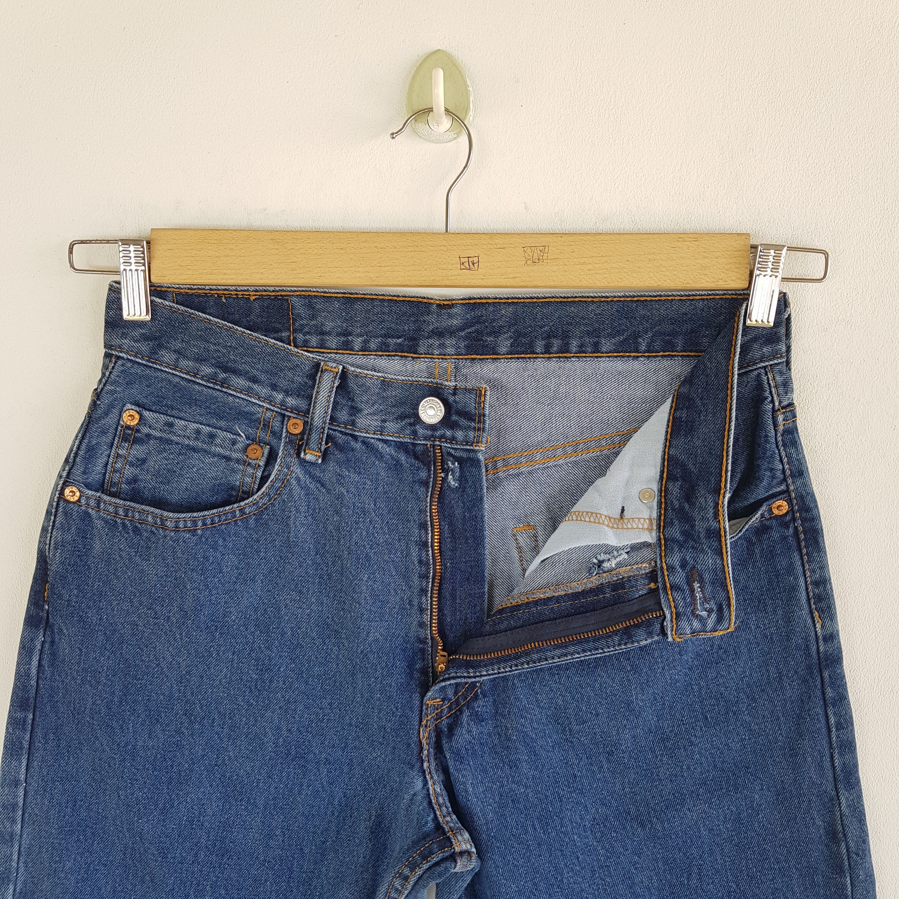 Levi's Vintage Levis Jeans Released Hem Levi's 550 Faded Denim Size 30" / US 8 / IT 44 - 8 Thumbnail